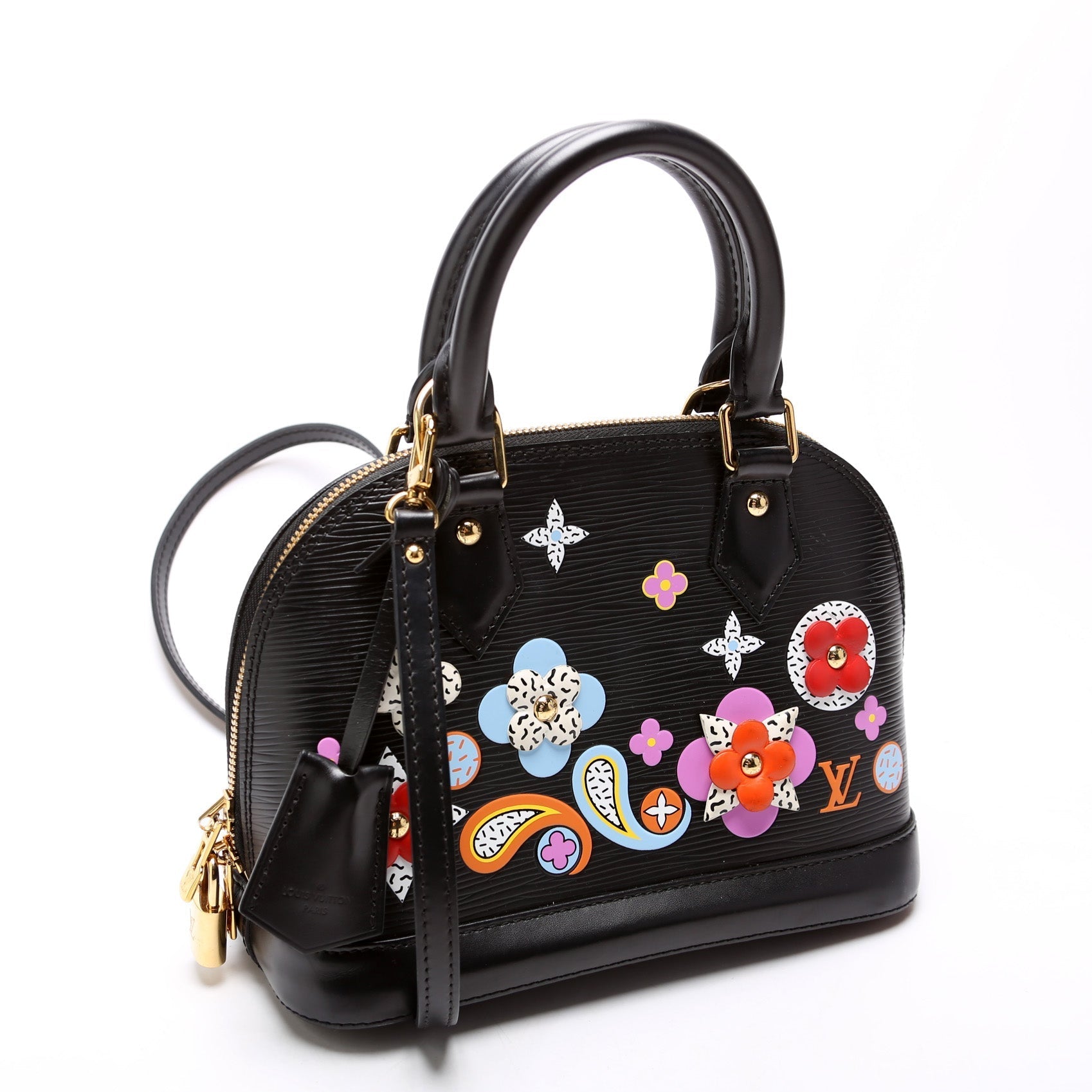 Louis Vuitton Alma BB Blooming Flowers Epi Handbag