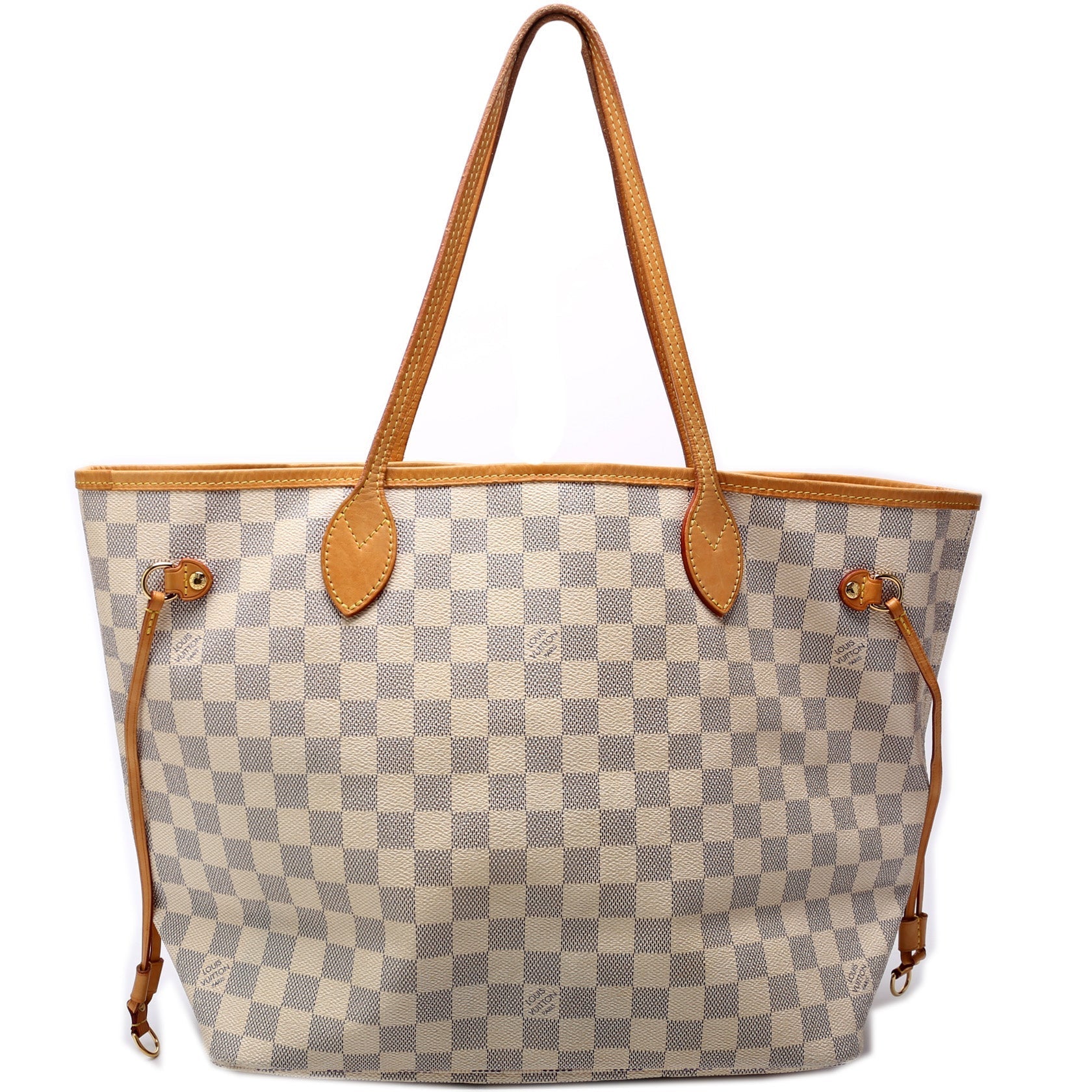 Louis Vuitton Neverfull MM Azur Damier Tote Bag Azur 19