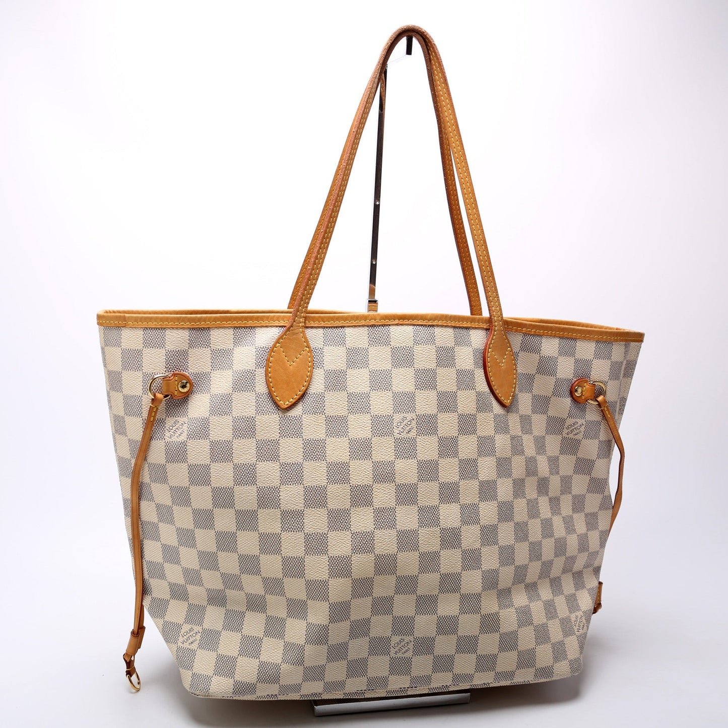 Louis Vuitton Neverfull MM Azur Damier Tote Bag Azur 19