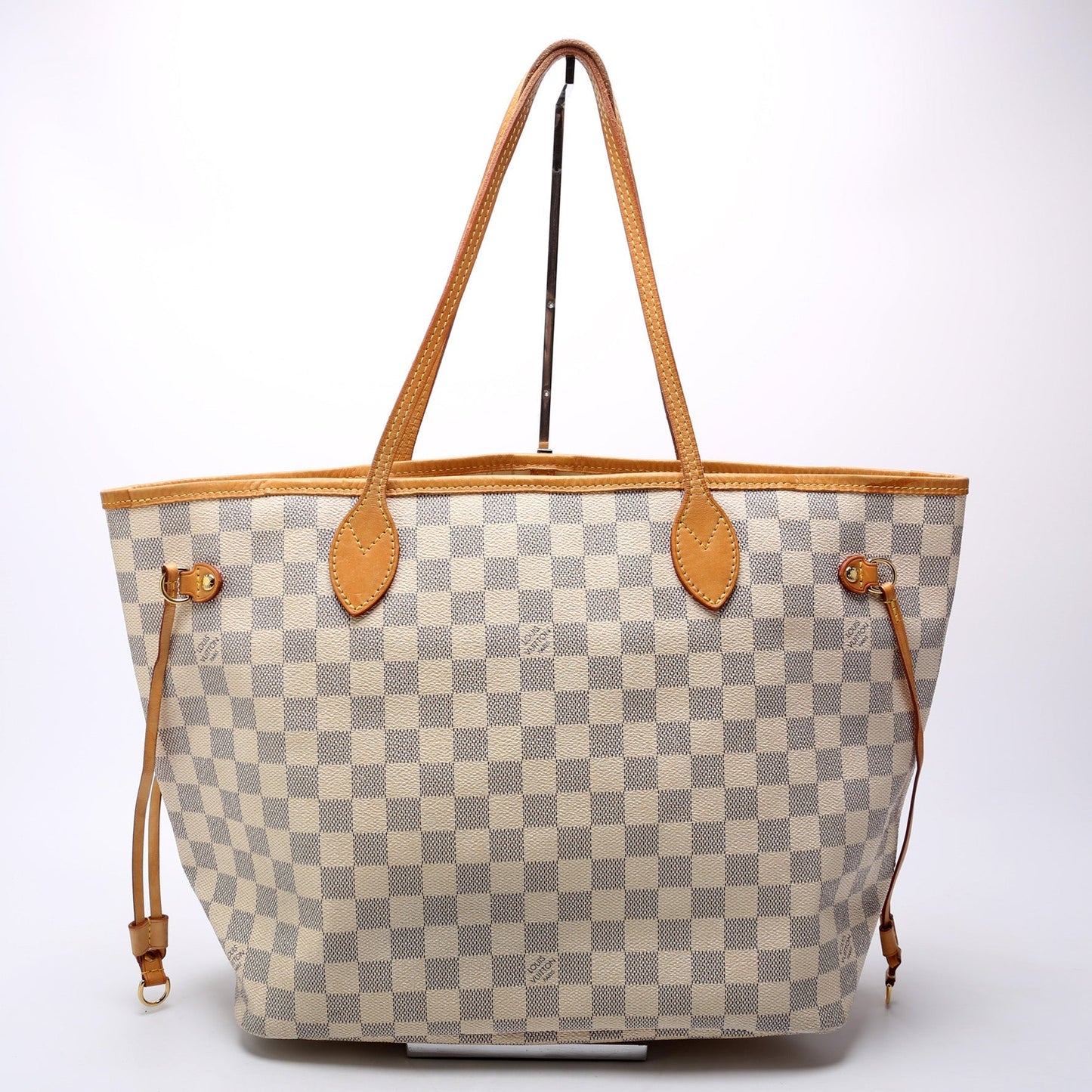 Louis Vuitton Neverfull MM Azur Damier Tote Bag Azur 19