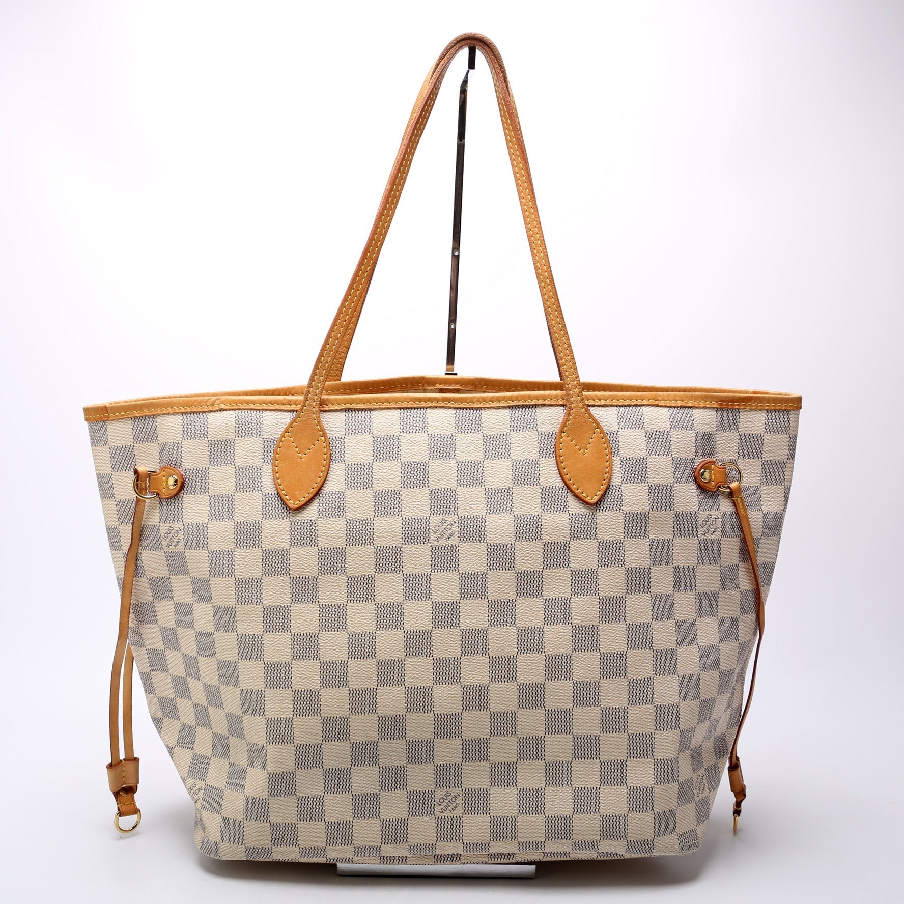 Louis Vuitton Neverfull MM Azur Damier Tote Bag Azur 19