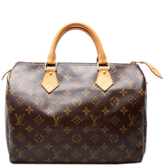 Louis Vuitton Speedy 30 Monogram Handbag Monogram 24