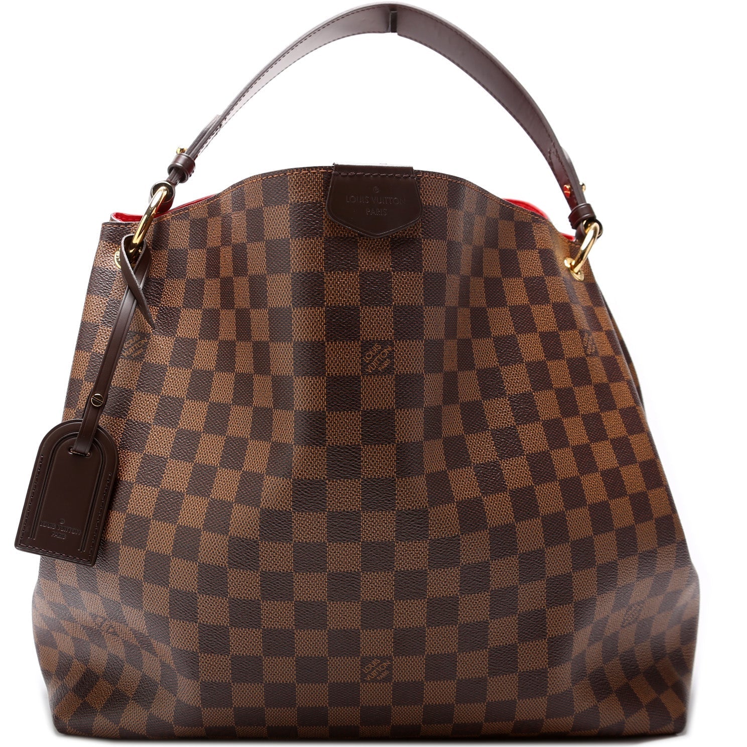 Louis Vuitton Graceful MM Ebene Damier Handbag Ebene 15