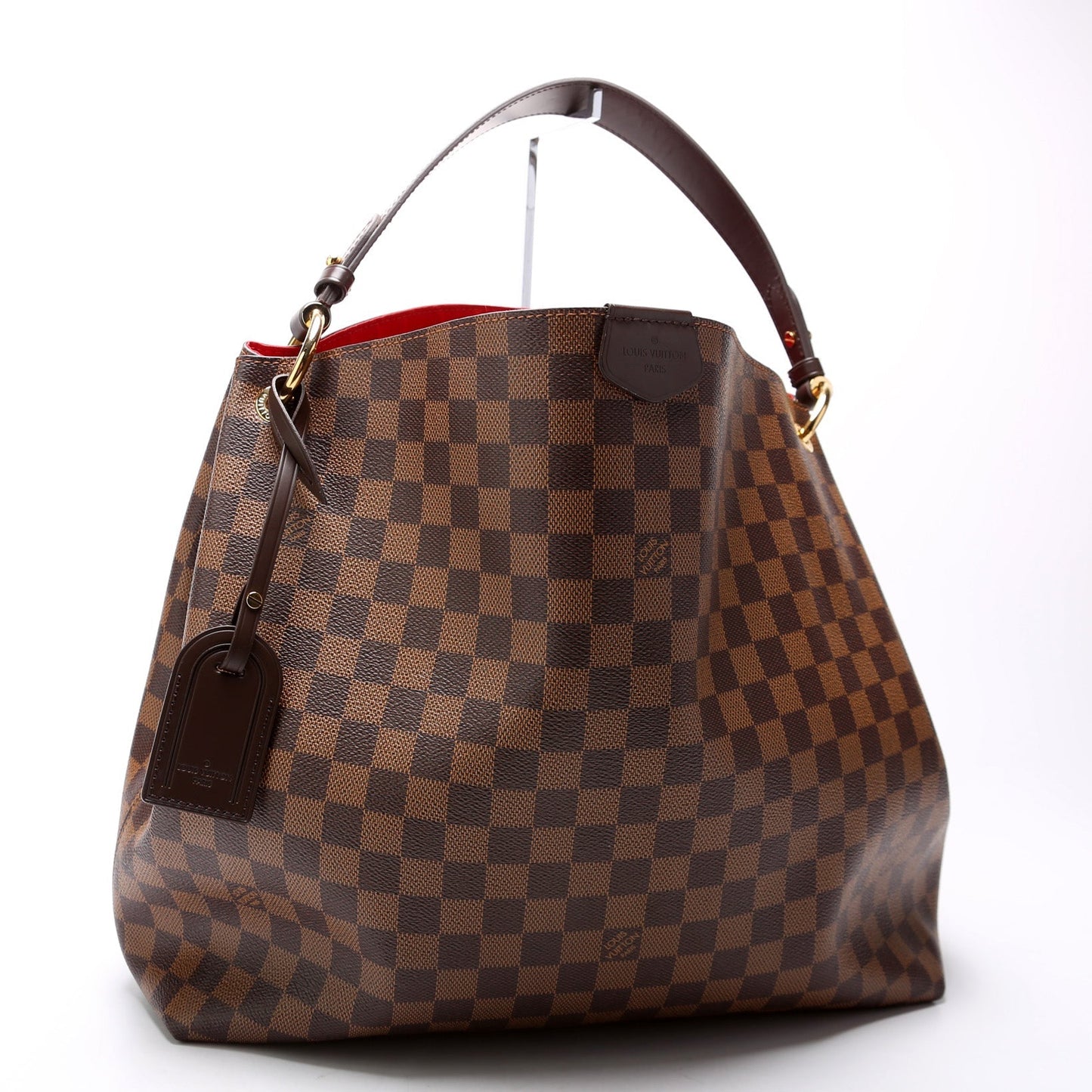 Louis Vuitton Graceful MM Ebene Damier Handbag Ebene 15
