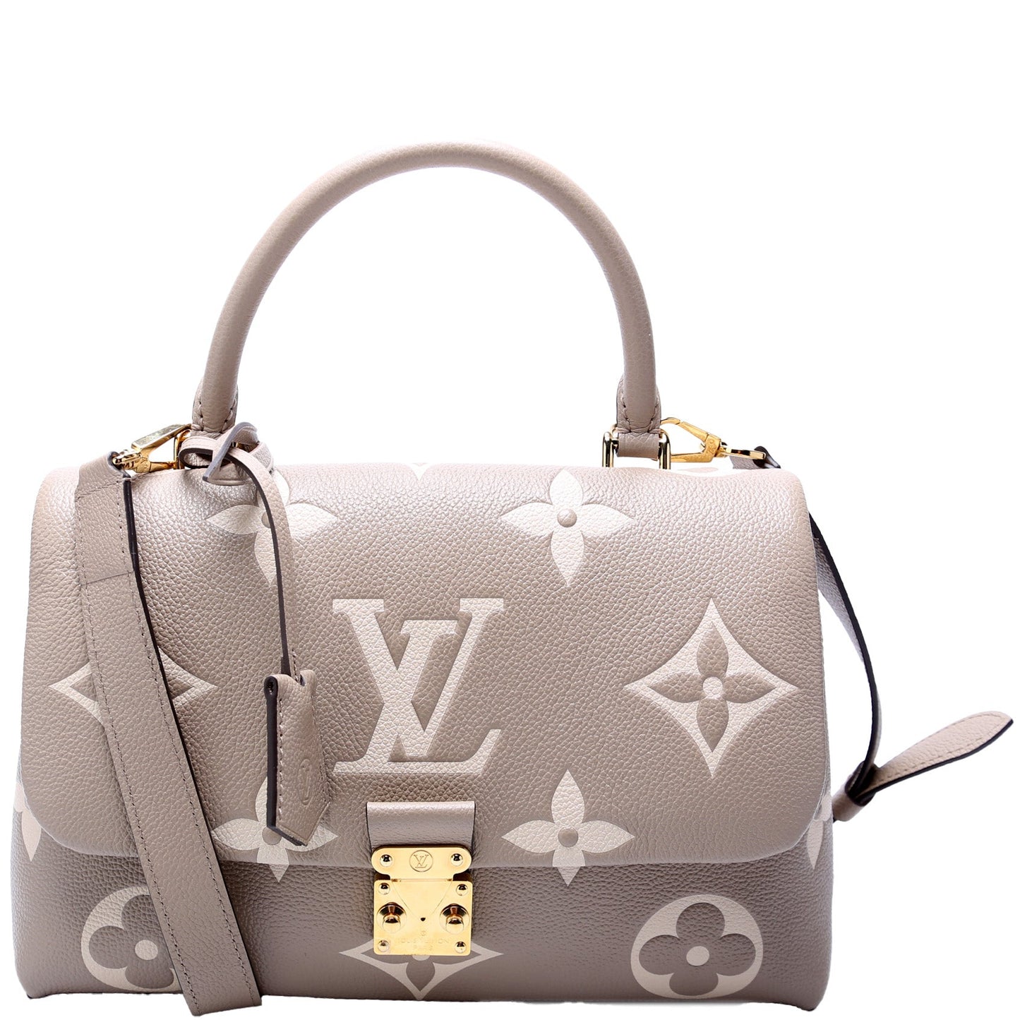 Louis Vuitton Madeleine MM Bicolor Empreinte Handbag