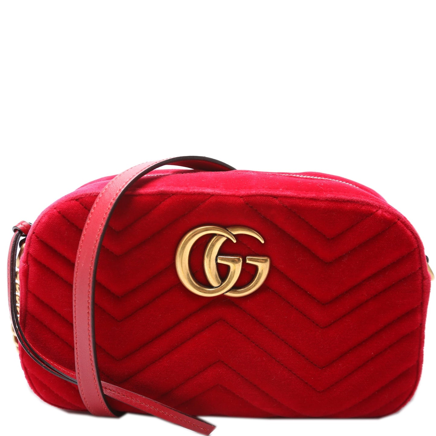 Gucci Marmont Velvet Camera Small Crossbody Bag Camera 1