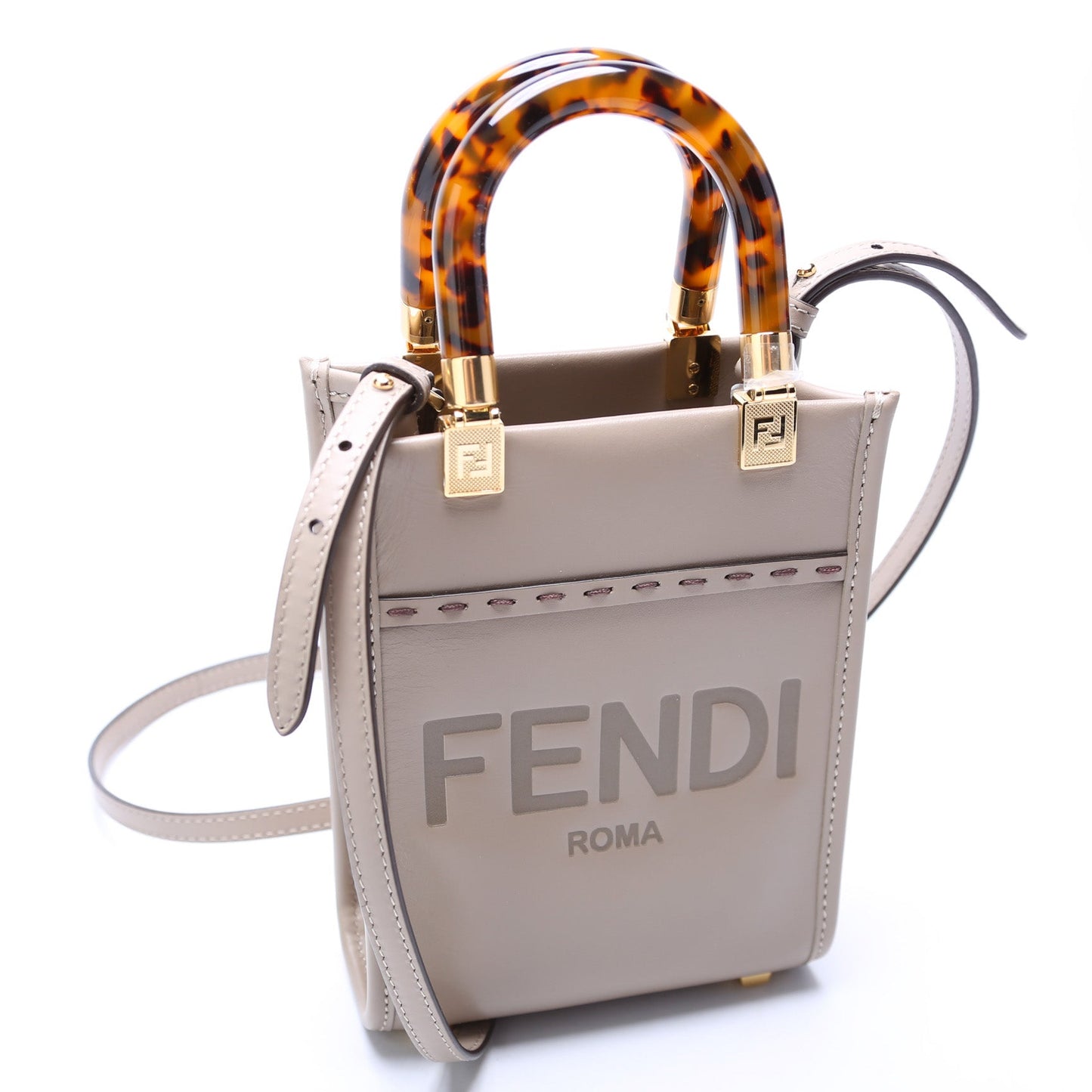 Fendi 8Bs051 Sunshine Shopper Bag Mini Travel Bag Sunshine Shopper 1