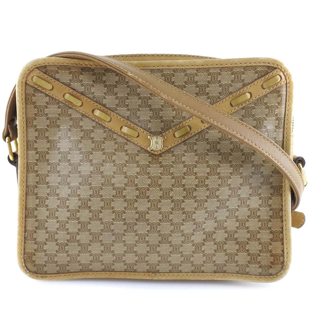 Shoulder Bag Pvc Macadam Women Brown