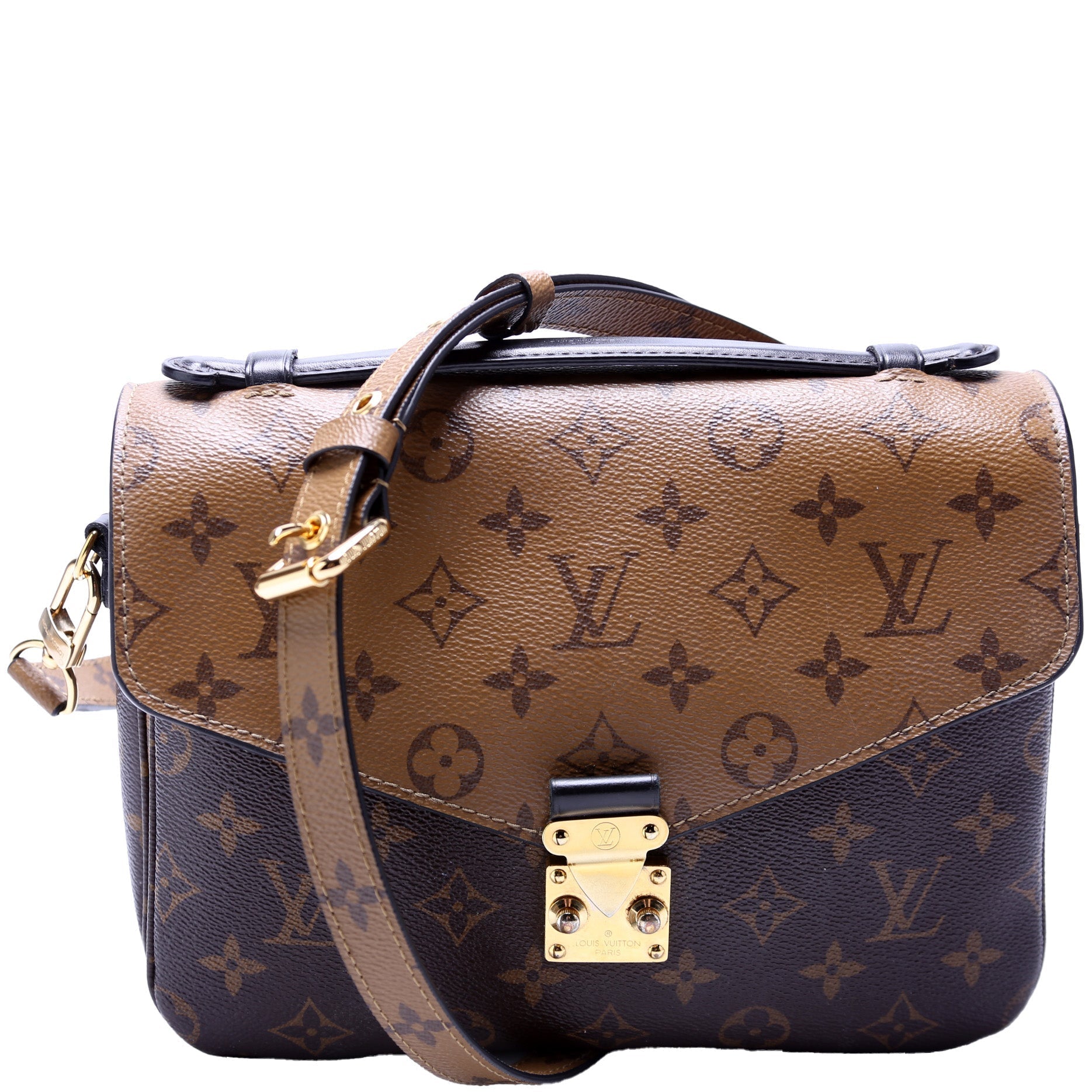 Louis Vuitton Pochette Metis Reverse Monogram Clutch Bag Monogram 2