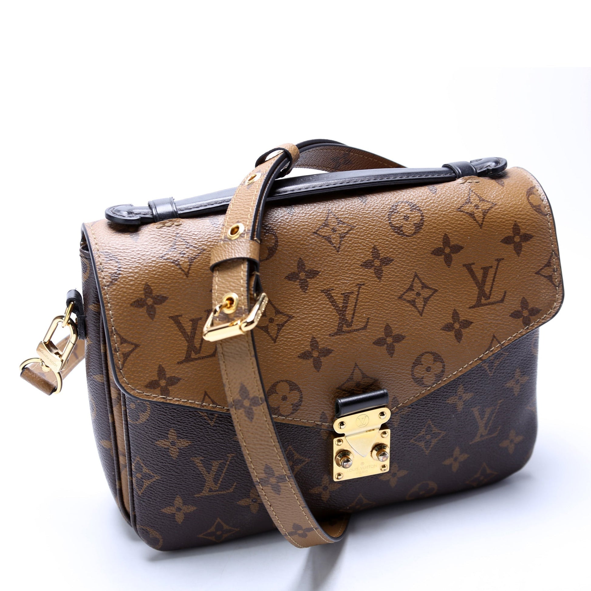 Louis Vuitton Pochette Metis Reverse Monogram Clutch Bag Monogram 2