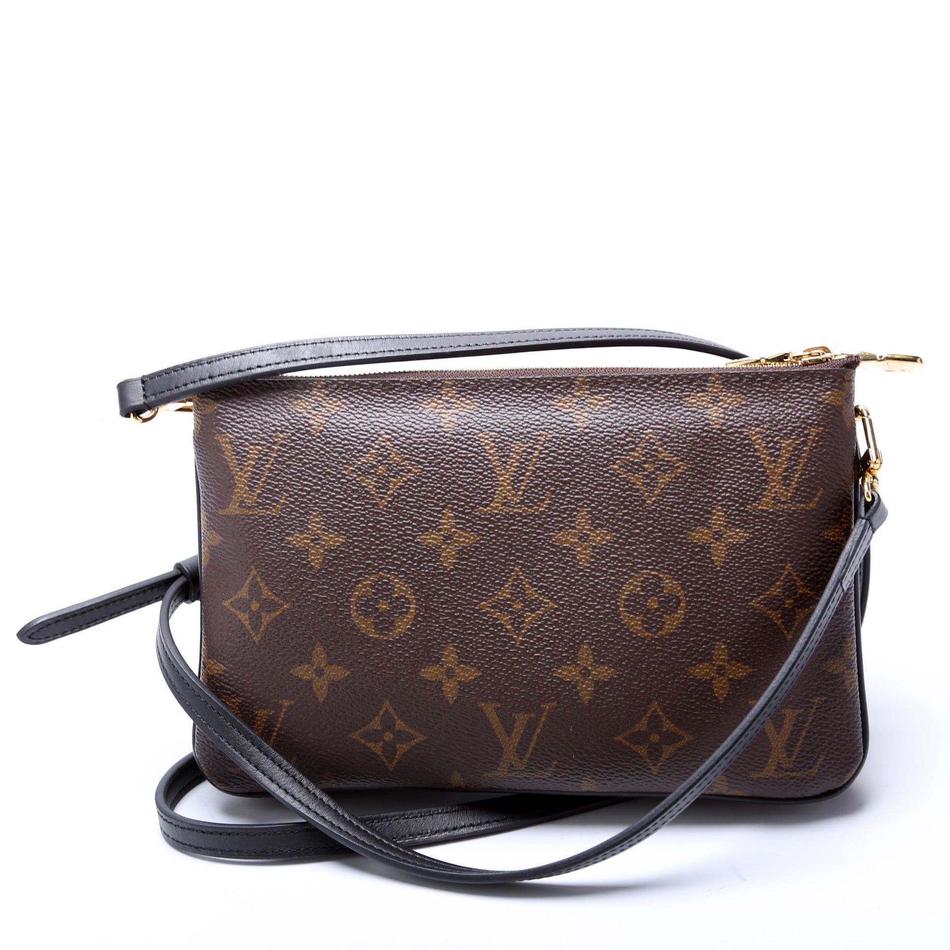 Louis Vuitton Double Zip Pochette Giant Reverse Monogram Clutch Bag Monogram 5