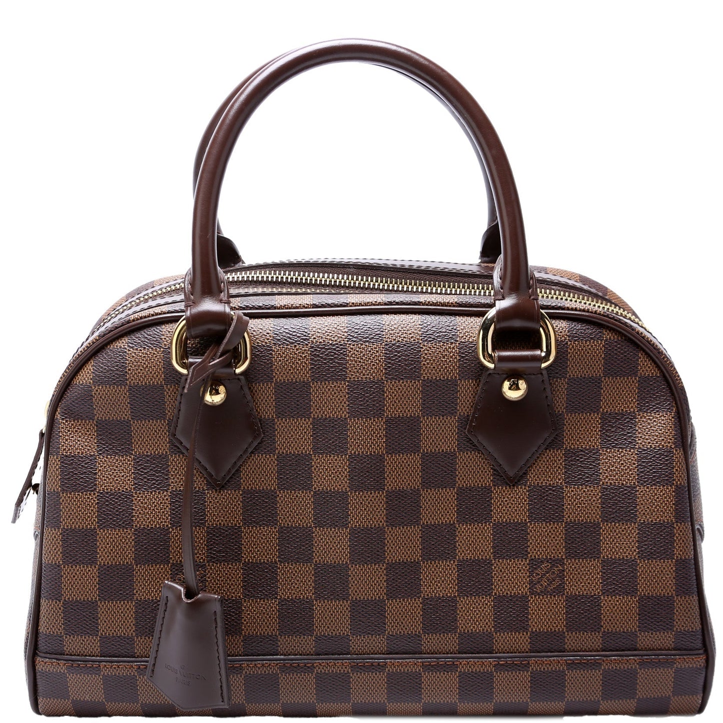 Louis Vuitton Duomo Top Handle Ebene Damier Handbag