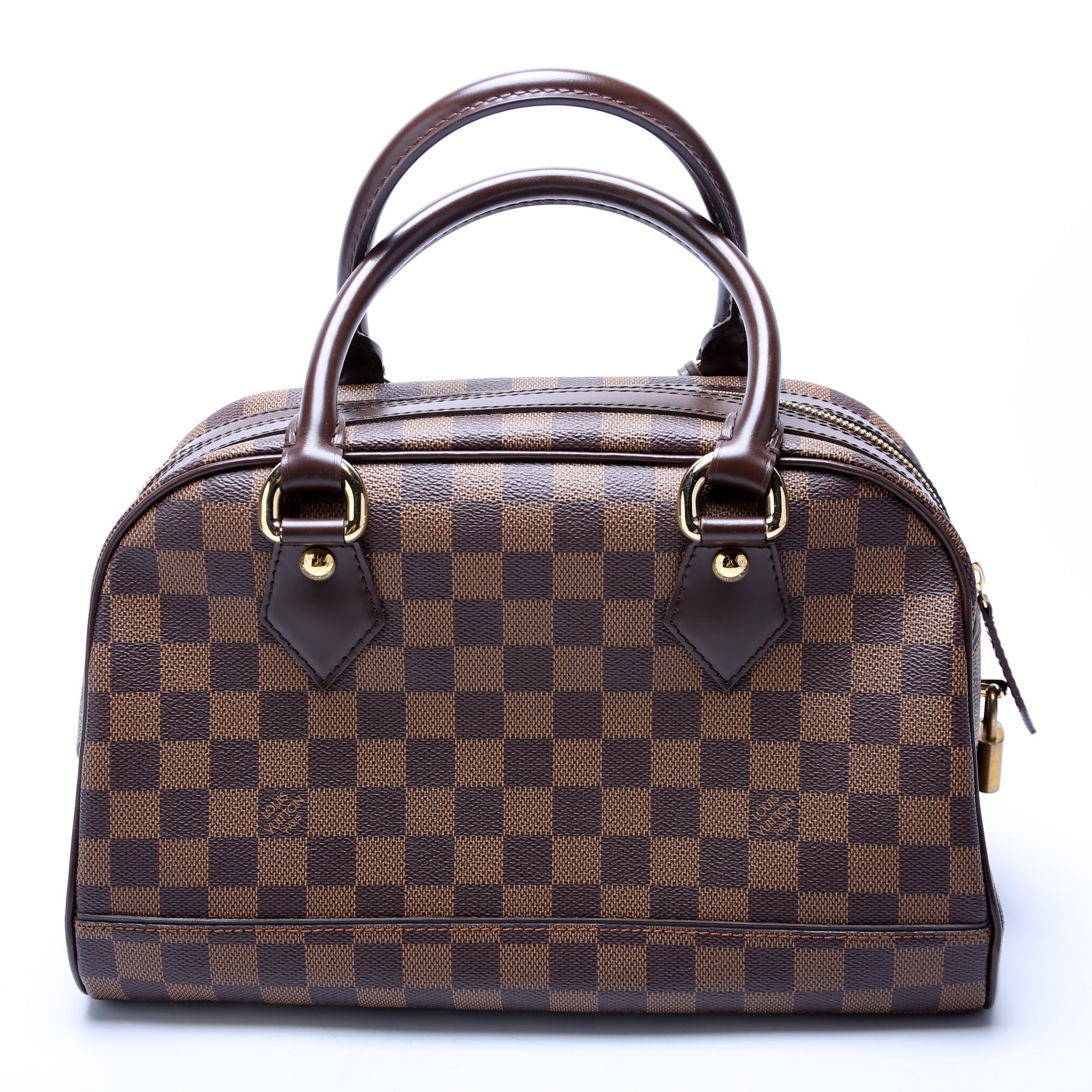 Louis Vuitton Duomo Top Handle Ebene Damier Handbag