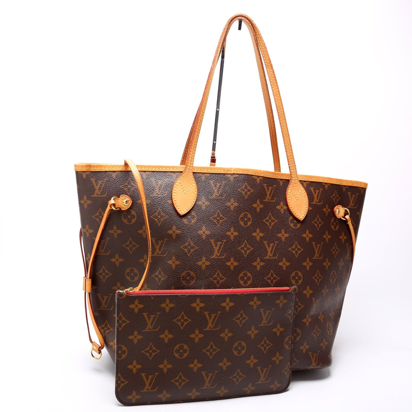 Louis Vuitton Neverfull w MM Monogram Wallet Case Monogram 30