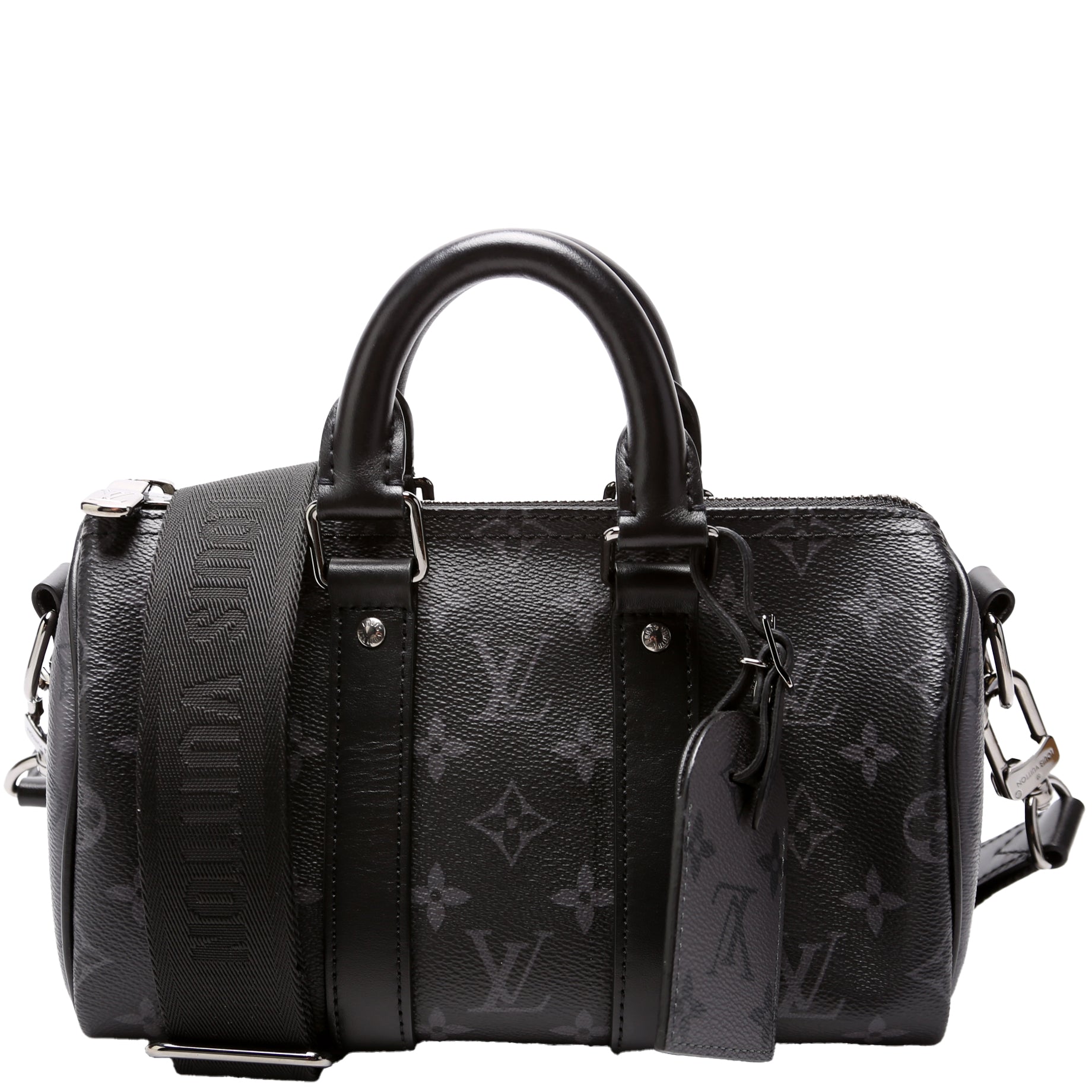 Louis Vuitton Keepall 25 Bandouliere Reverse Eclipse Monogram XS Travel Bag