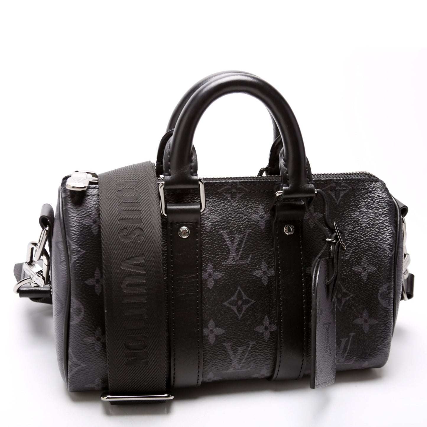 Louis Vuitton Keepall 25 Bandouliere Reverse Eclipse Monogram XS Travel Bag