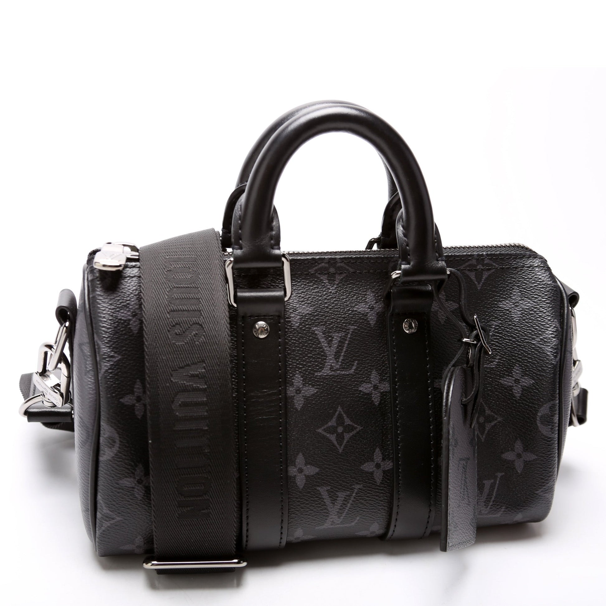 Louis Vuitton Keepall 25 Bandouliere Reverse Eclipse Monogram XS Travel Bag