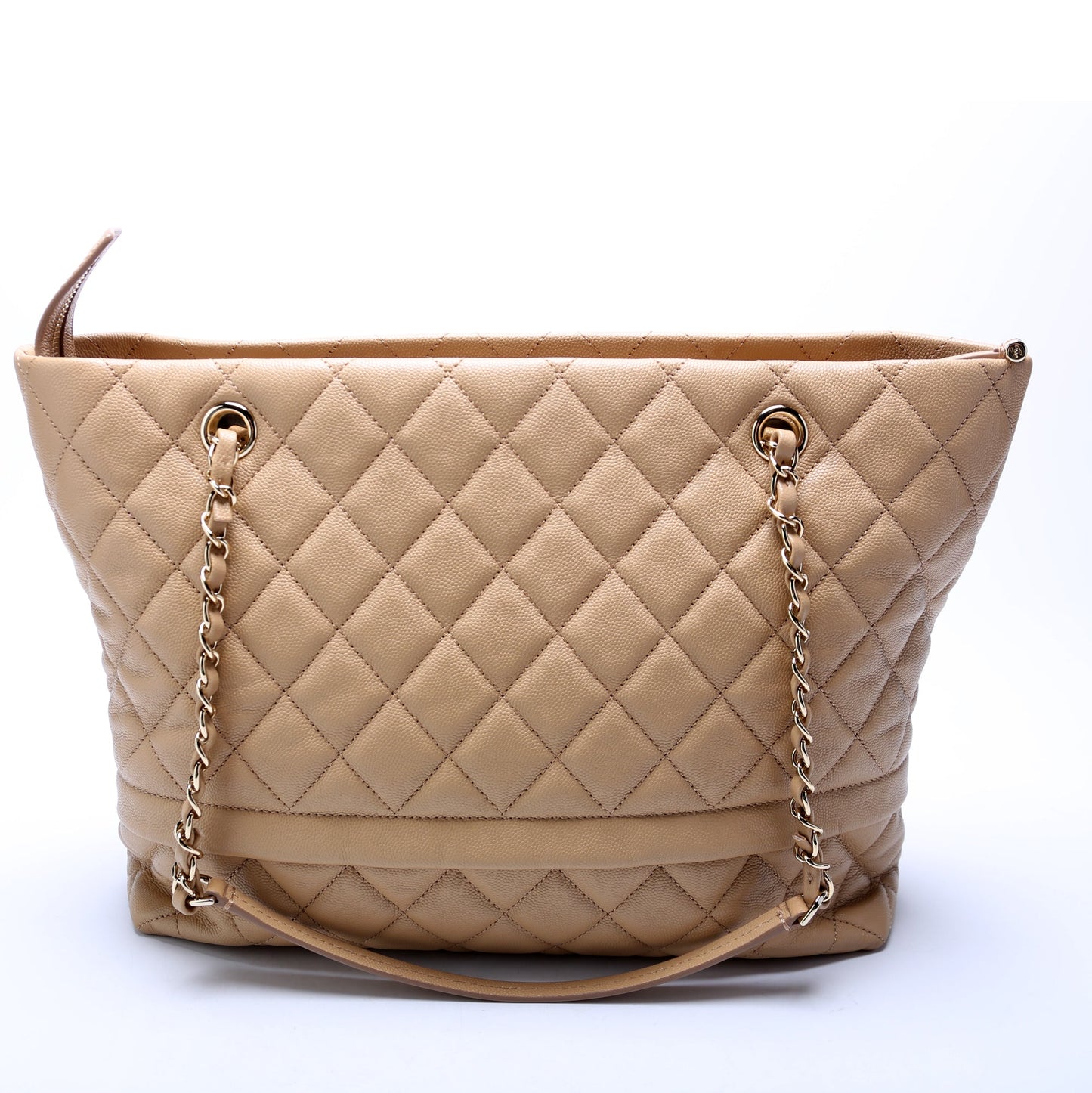 Chanel CC Rolled Up Caviar 28M Tote Bag