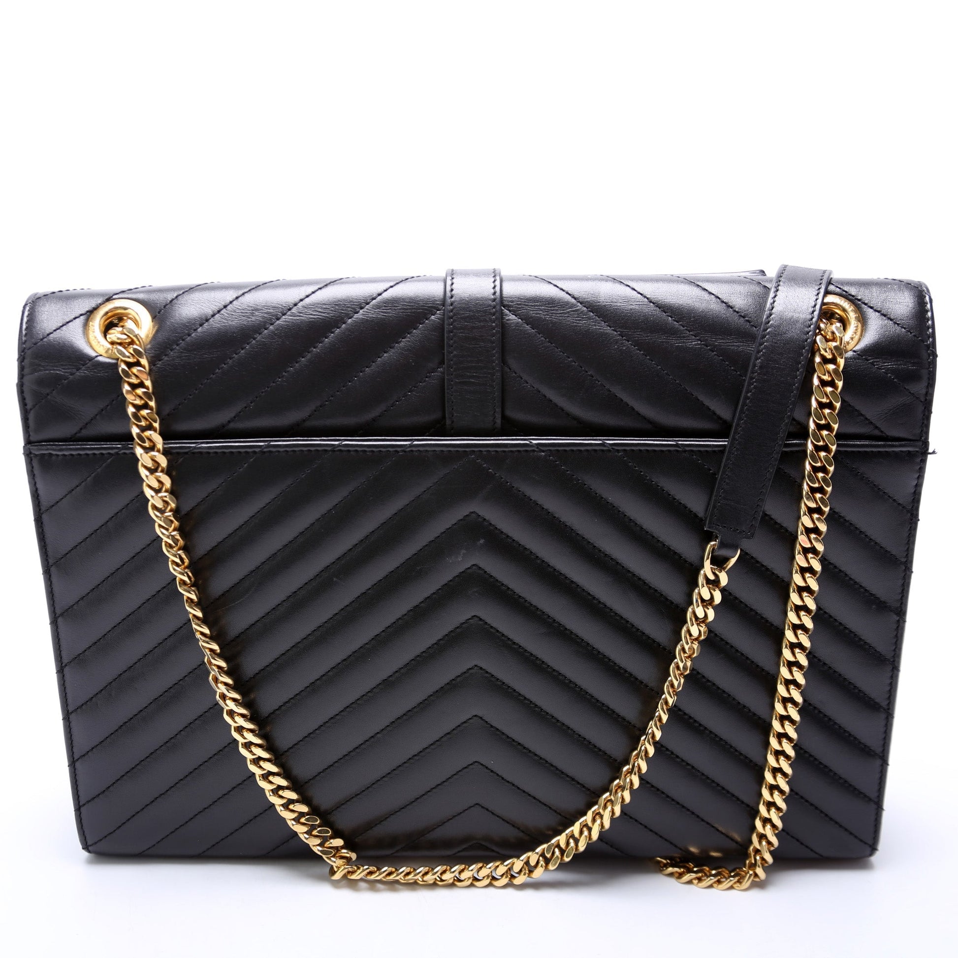 YSL Saint Laurent Envelope Chevron Bag Large Travel Bag Large Chevron 342025