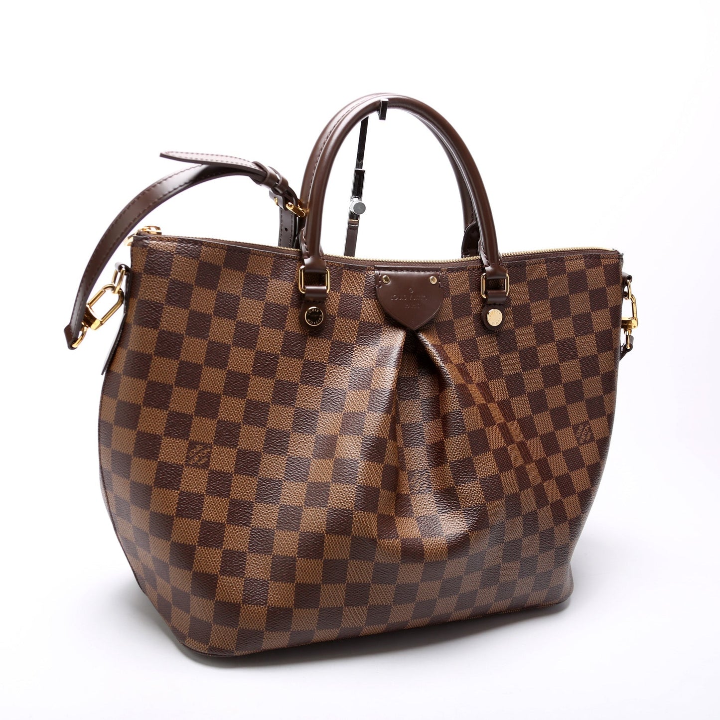 Louis Vuitton Siena Ebene GM Damier Handbag Damier Ebene