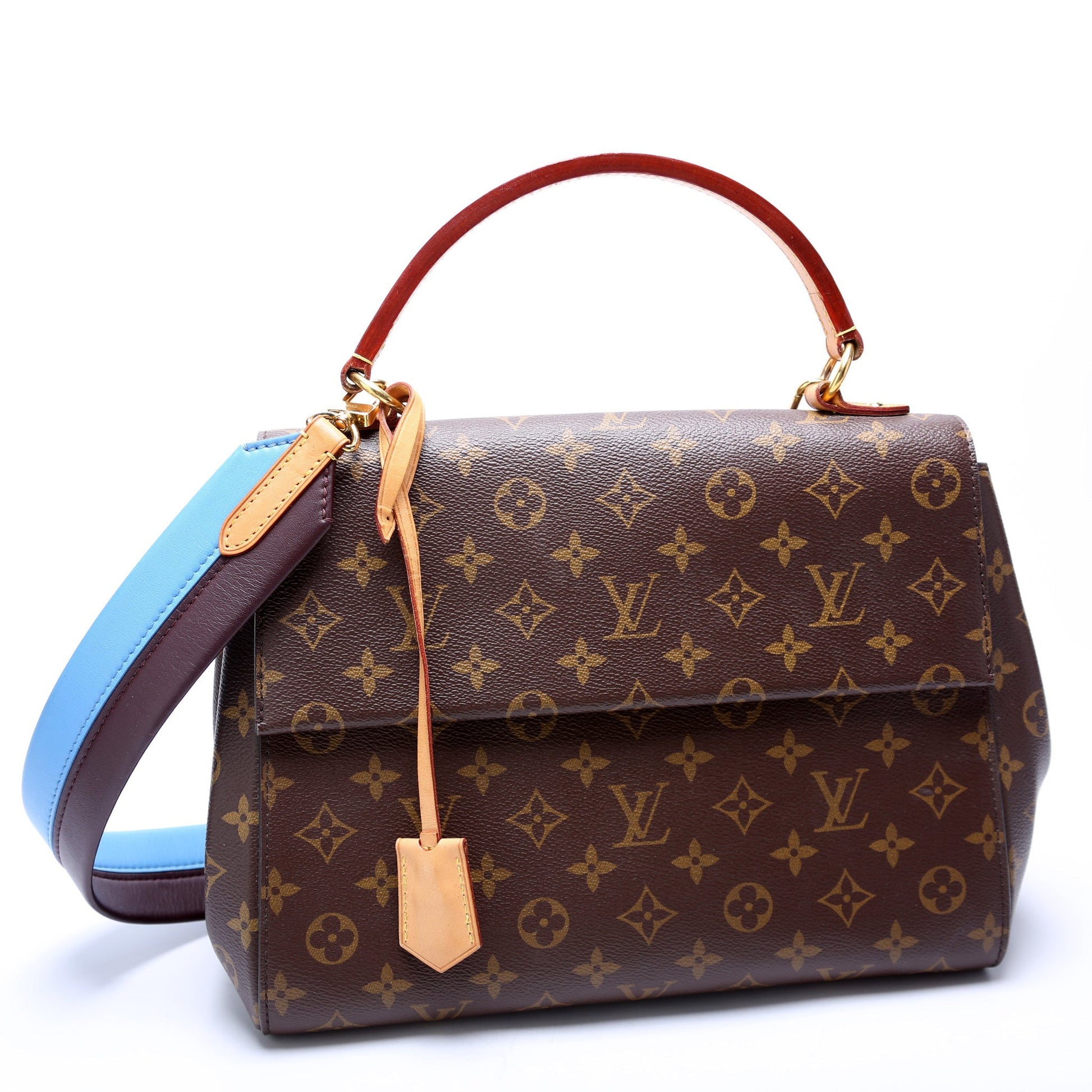 Louis Vuitton Cluny MM Monogram Handbag Monogram 10