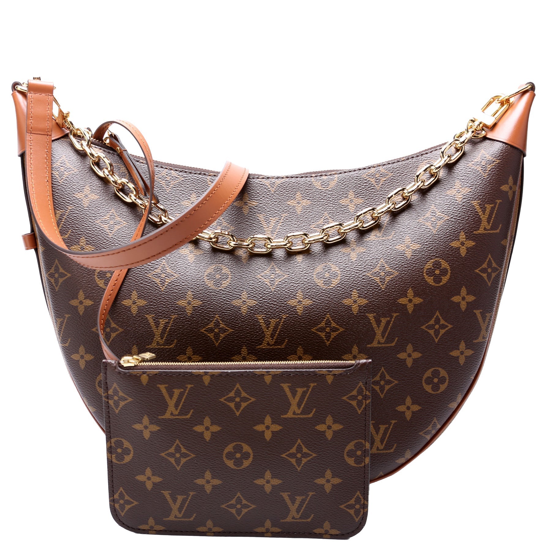 Louis Vuitton Loop Reverse Monogram Shoulder Bag Monogram 1