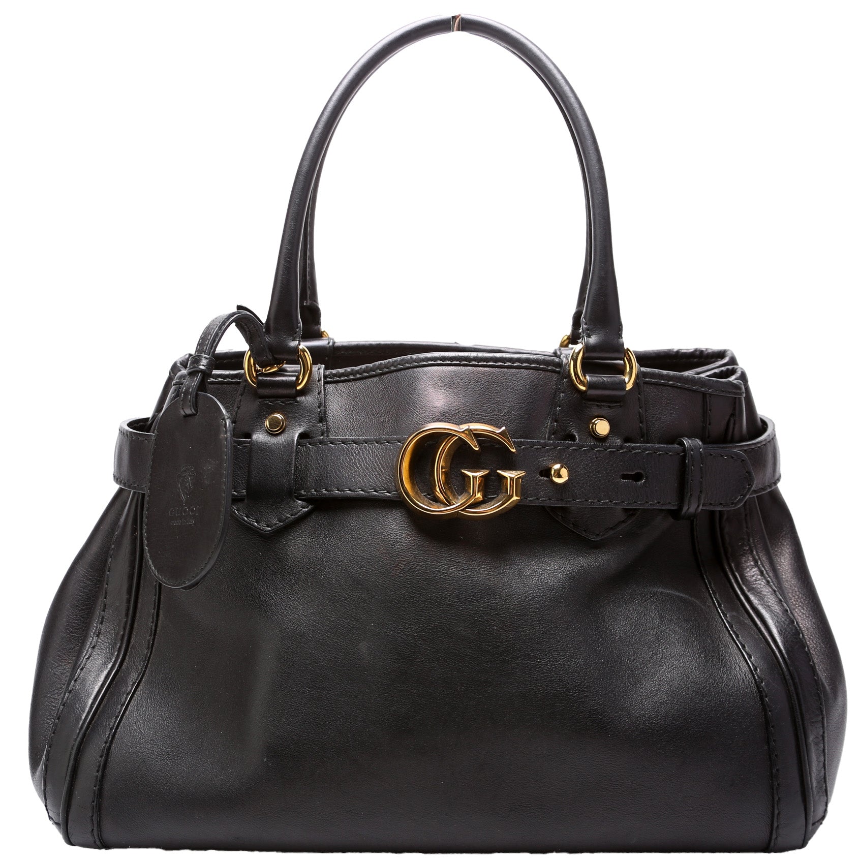Gucci Running Leather Medium Tote Bag