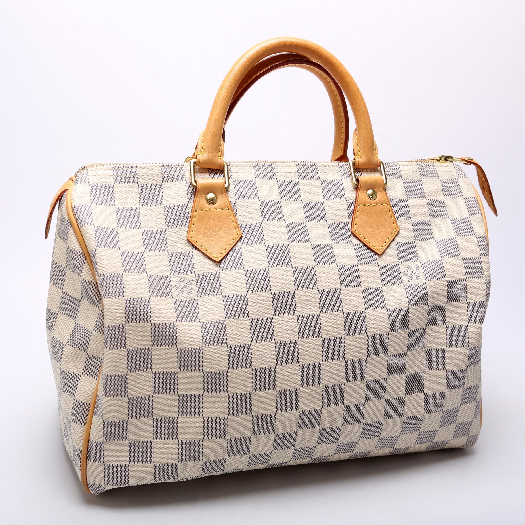 Louis Vuitton Speedy 30 Azur Damier Handbag Azur 27