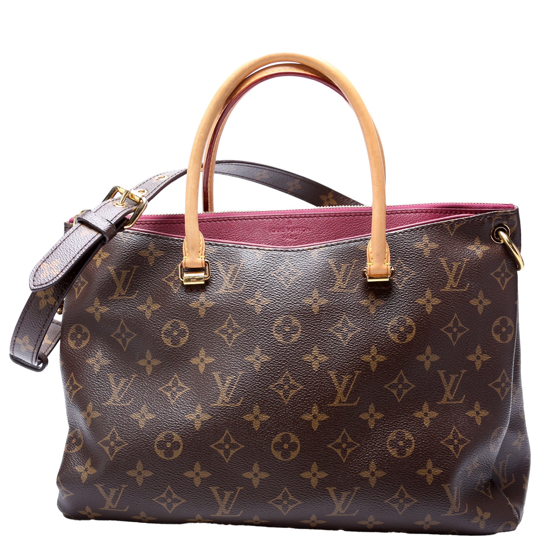 Louis Vuitton Pallas Side Monogram Canvas Tote Bag Side 5