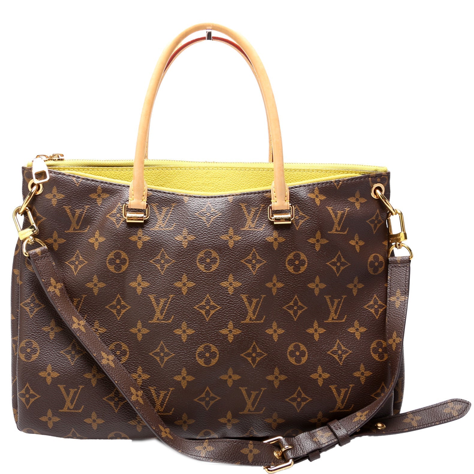 Louis Vuitton Pallas Side Monogram Canvas Tote Bag Side 2