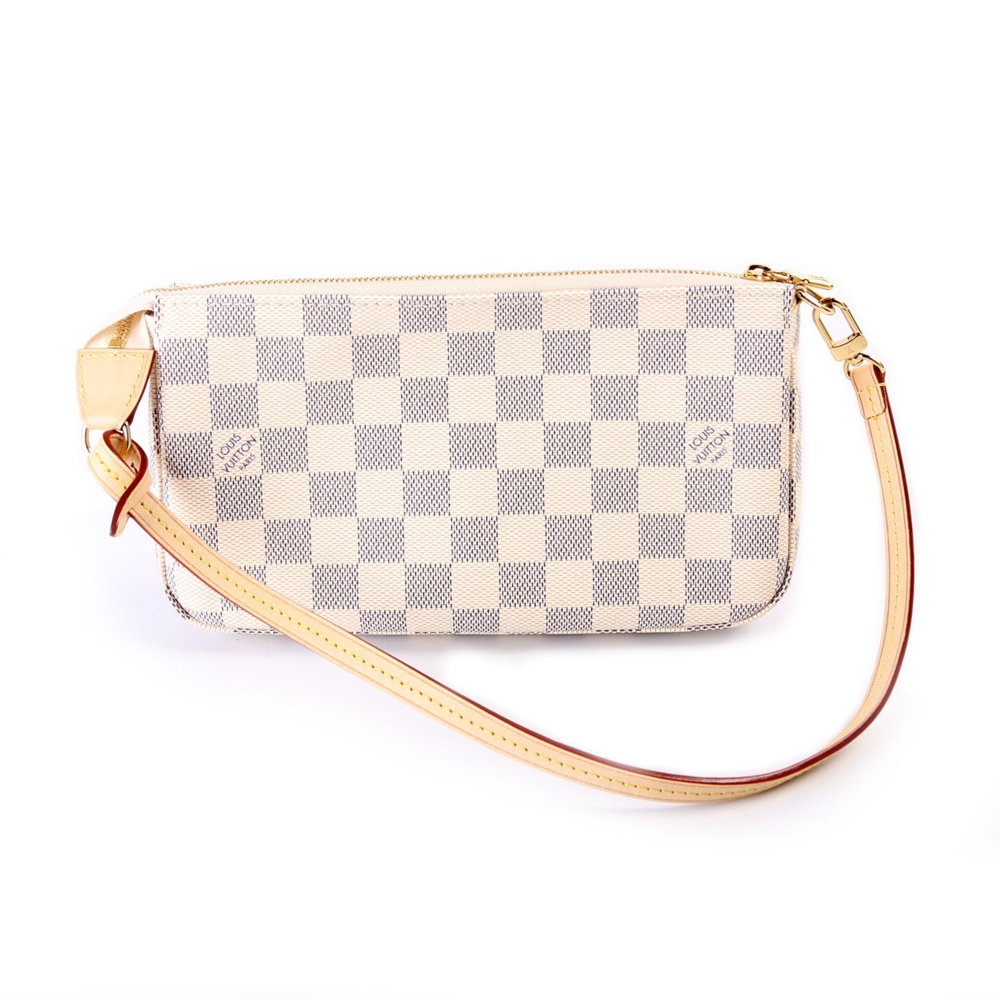 Louis Vuitton Pochette Accessories NM Azur Damier Clutch Bag