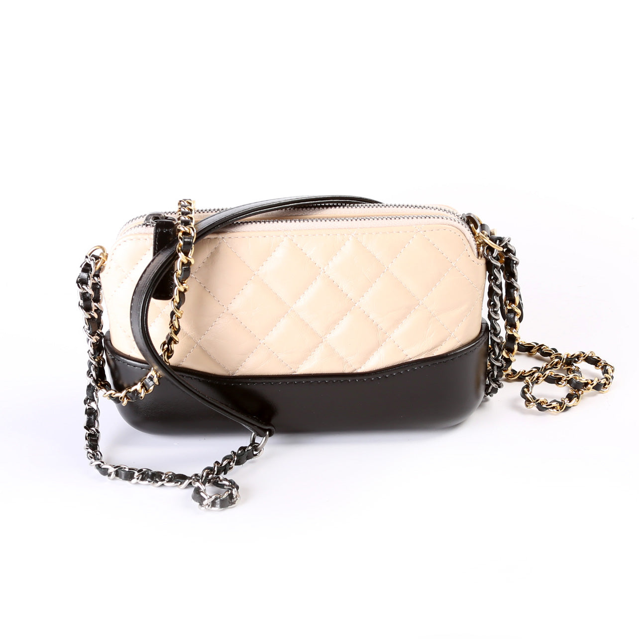 Chanel Gabrielle Double Zip WOC 25M Clutch Bag