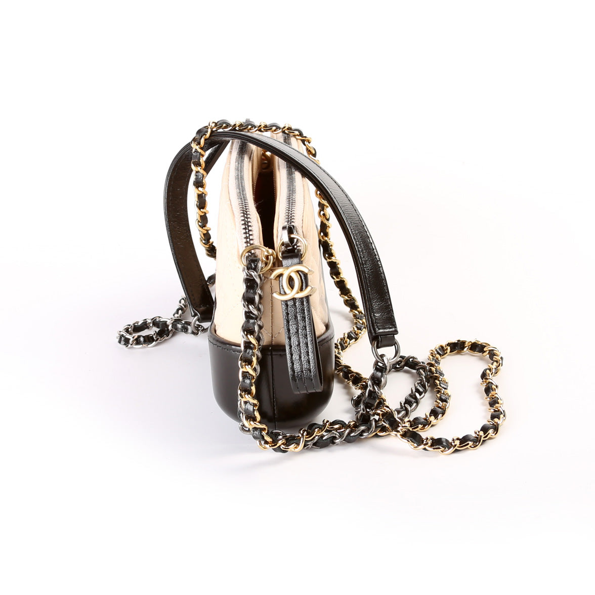 Chanel Gabrielle Double Zip WOC 25M Clutch Bag