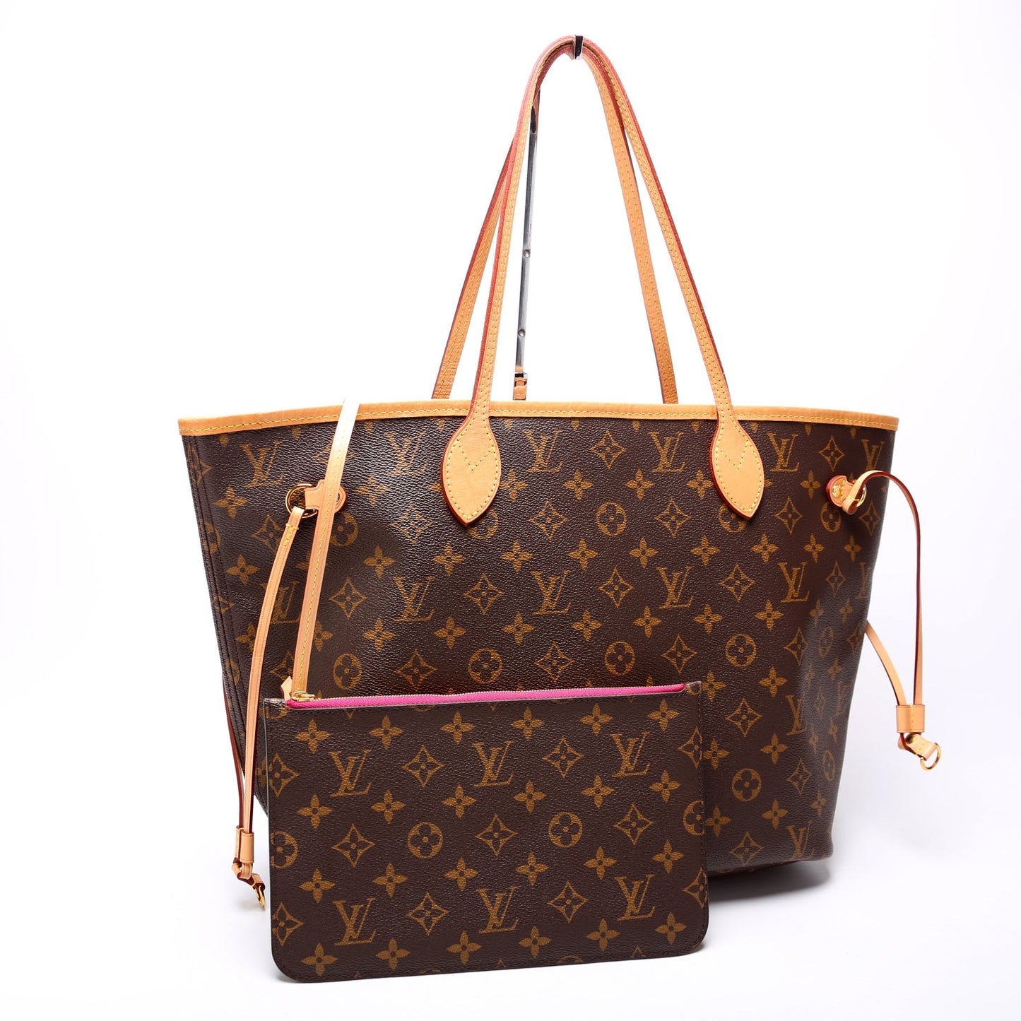 Louis Vuitton Neverfull w MM Monogram Wallet Case Monogram 35