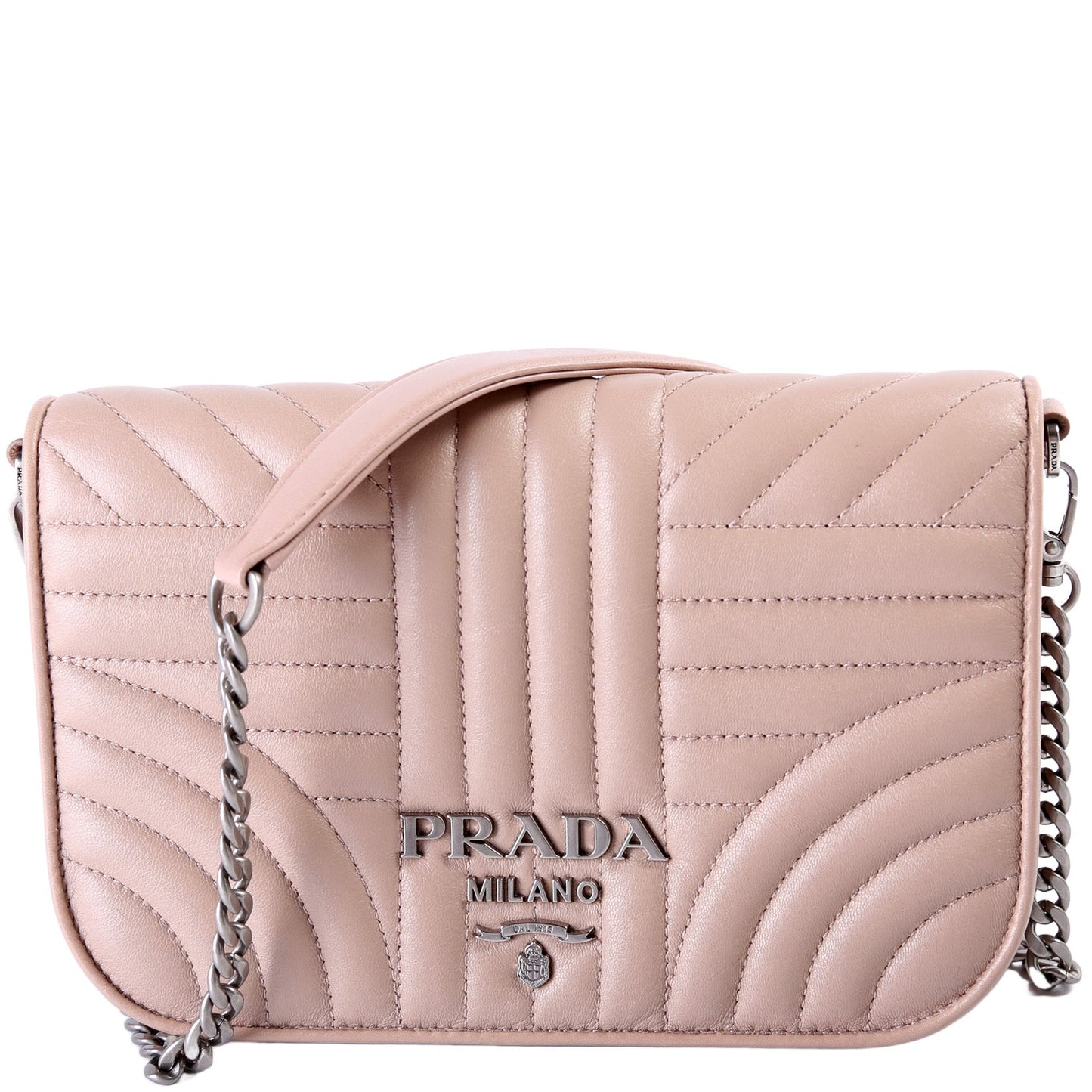 Prada Diagramme Clutch Bag Flap