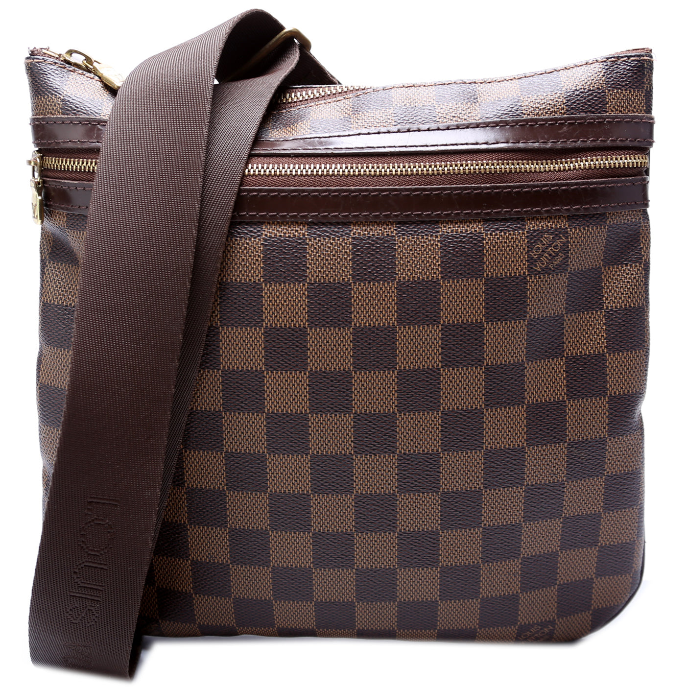 Louis Vuitton Pochette Bosphore Ebene Damier Clutch Bag Ebene 17