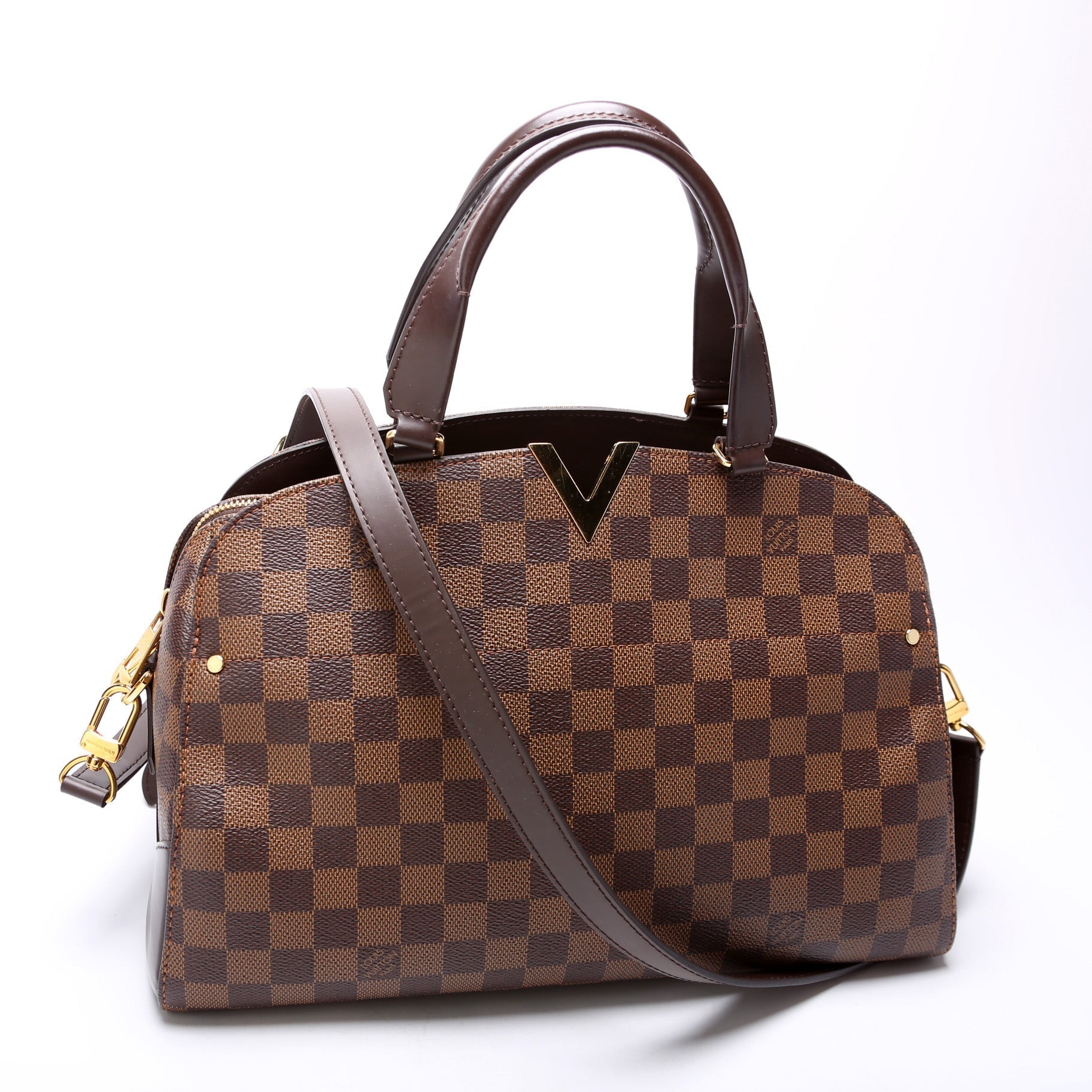 Louis Vuitton Kensington Bowling Ebene Damier Handbag Ebene 4