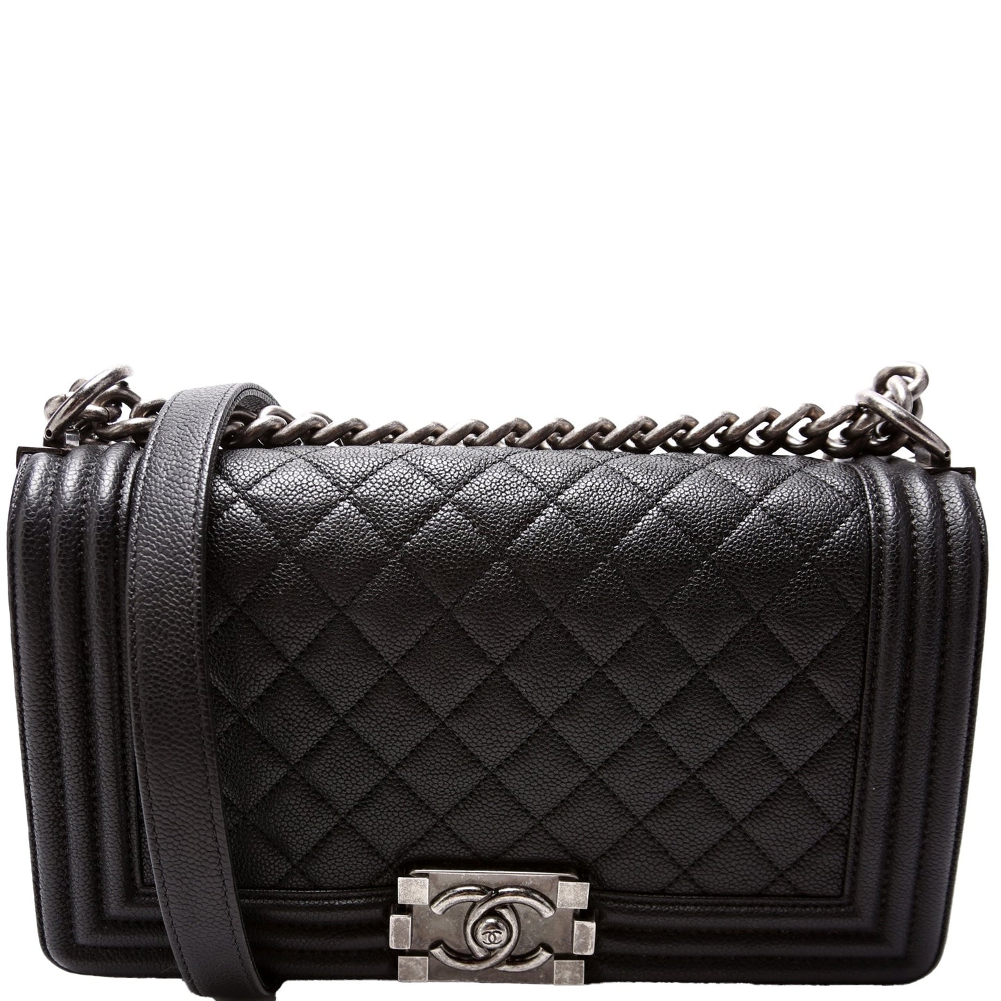 Chanel Boy Flap Old Caviar 23M Handbag