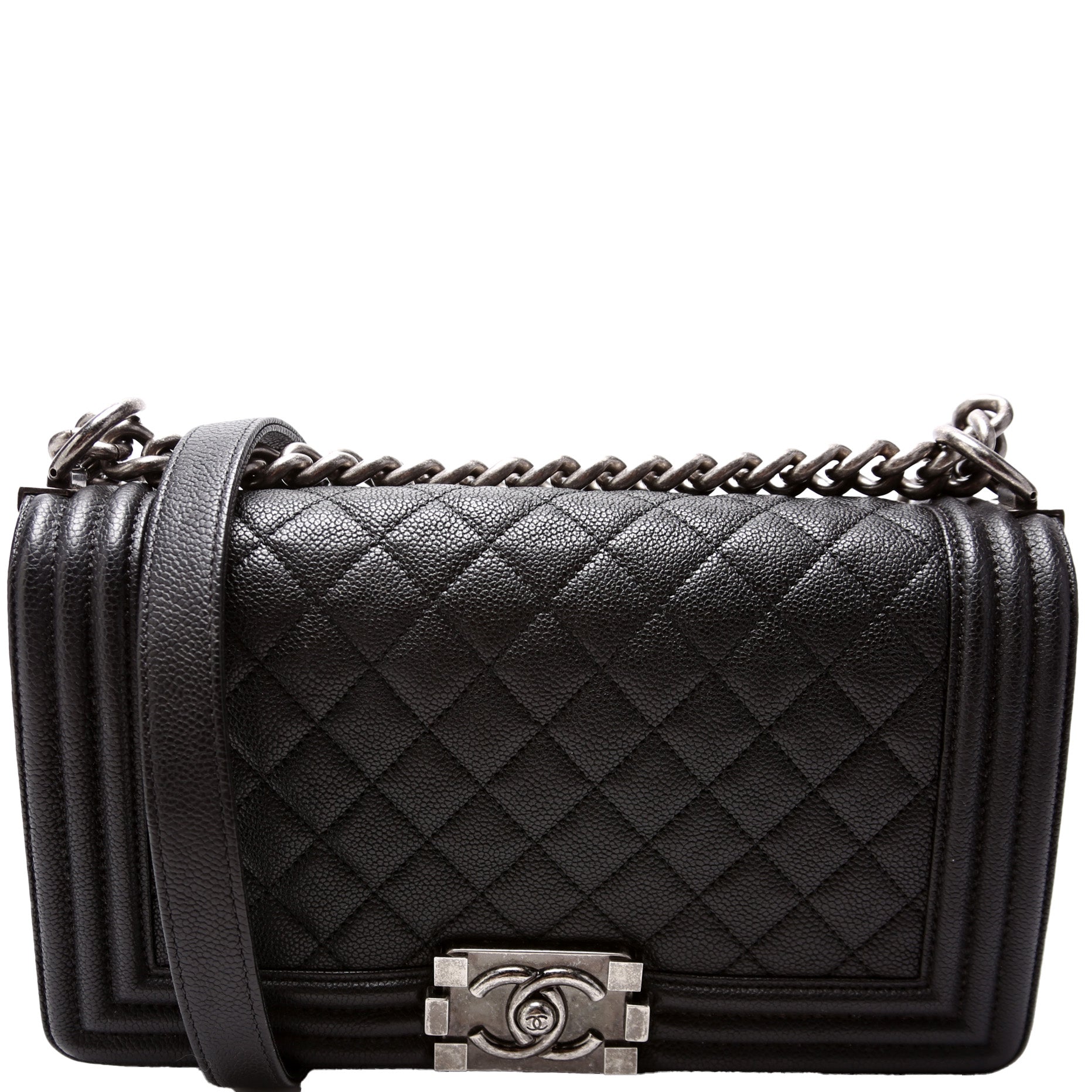 Chanel Boy Flap Old Caviar 23M Handbag