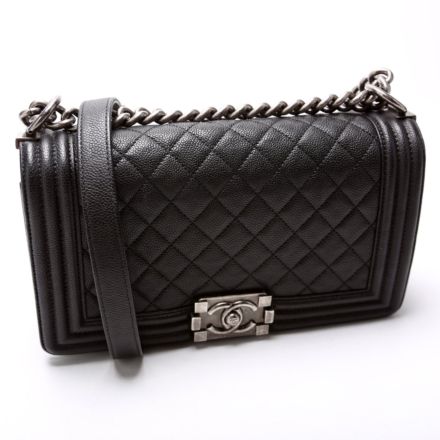 Chanel Boy Flap Old Caviar 23M Handbag