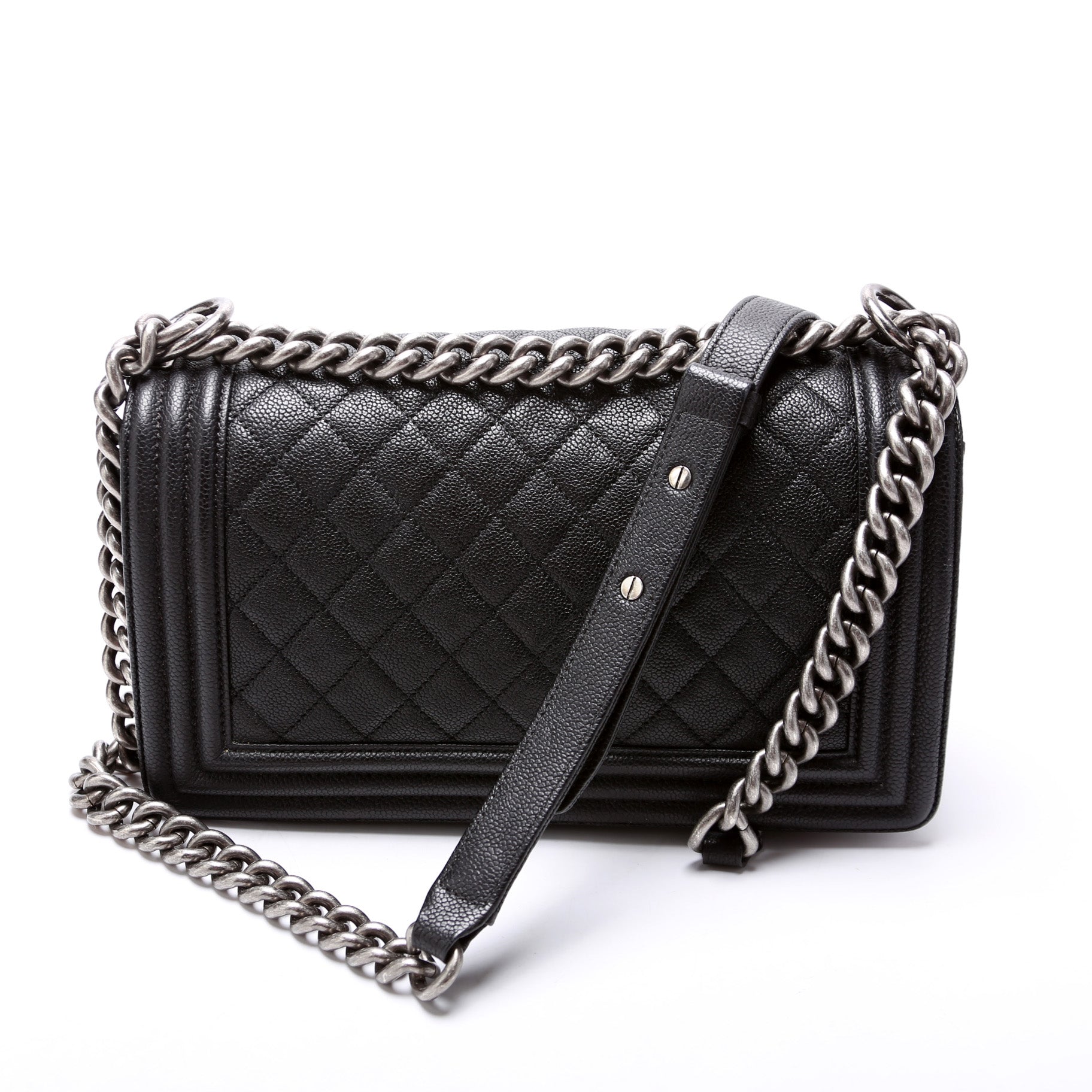 Chanel Boy Flap Old Caviar 23M Handbag