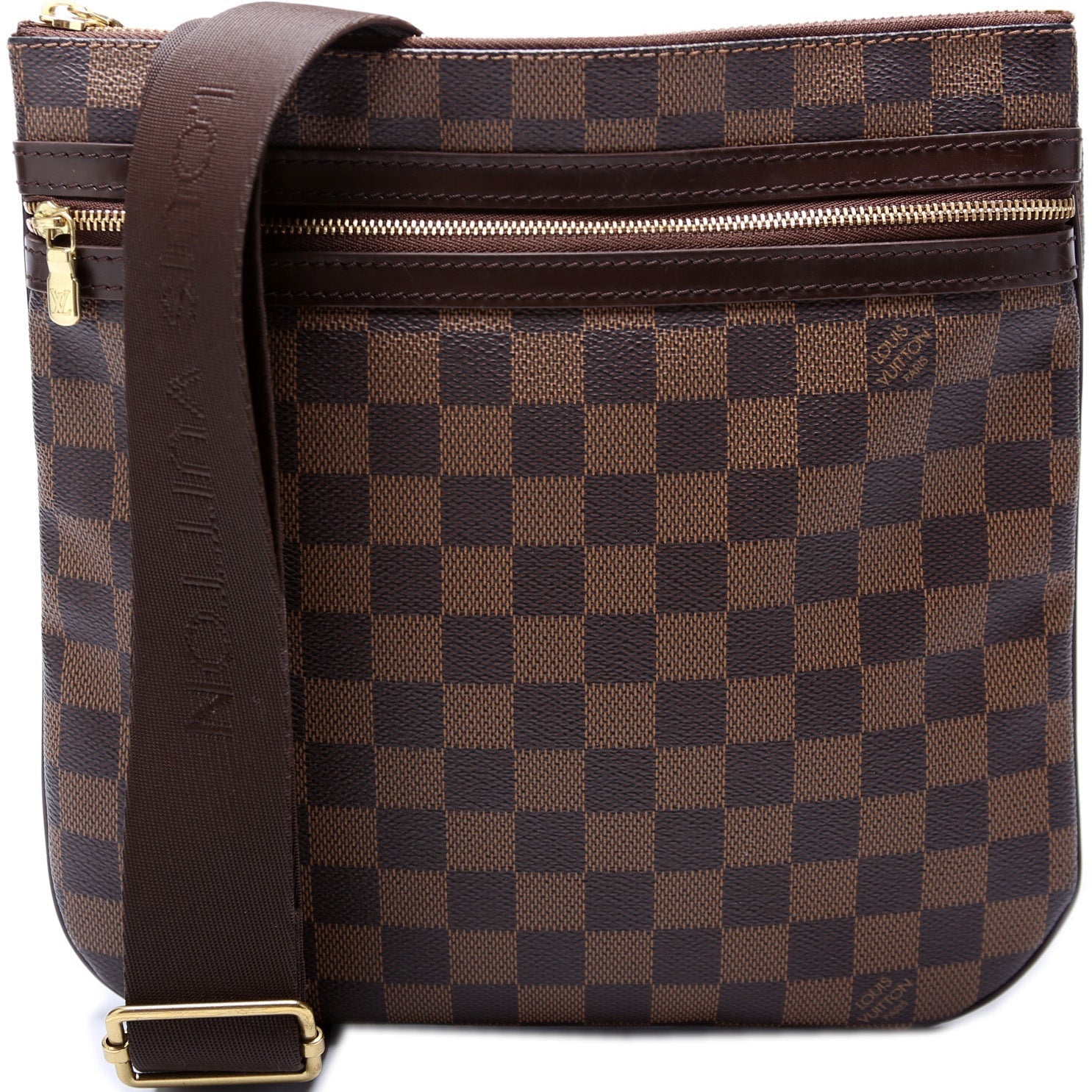 Louis Vuitton Pochette Bosphore Ebene Damier Clutch Bag Ebene 22