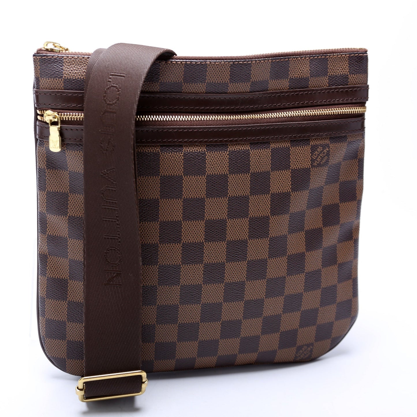 Louis Vuitton Pochette Bosphore Ebene Damier Clutch Bag Ebene 22