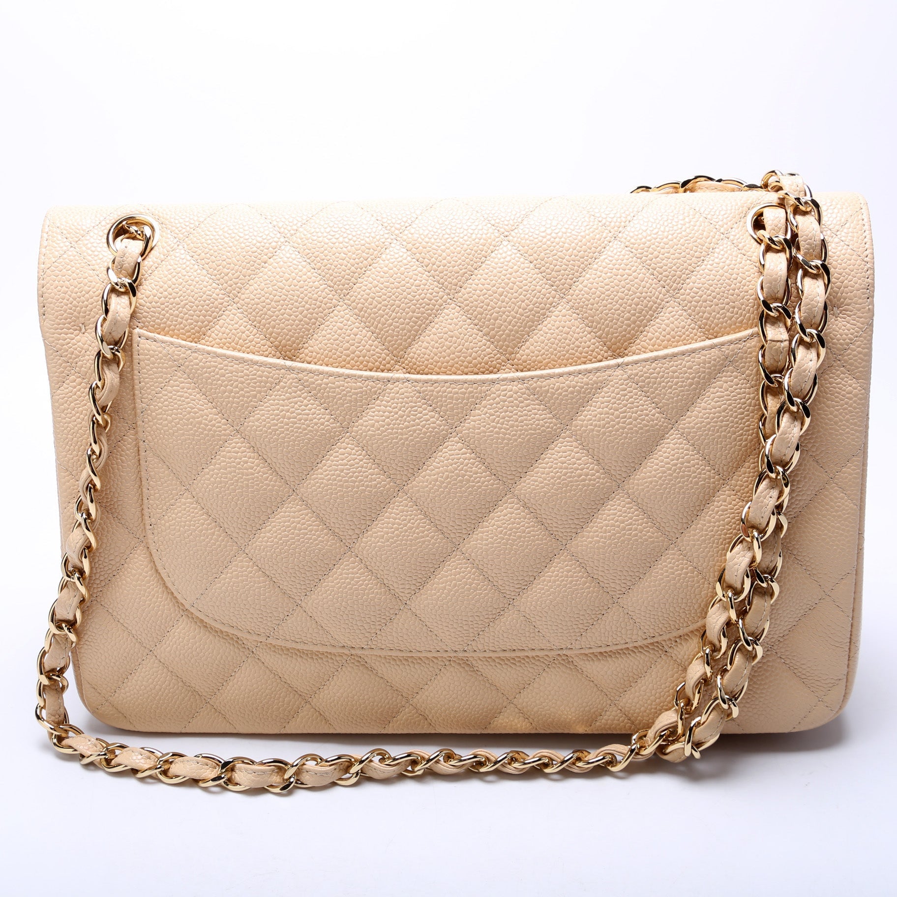 Chanel Classic Flap Jumbo Caviar 18M Handbag 18M 3