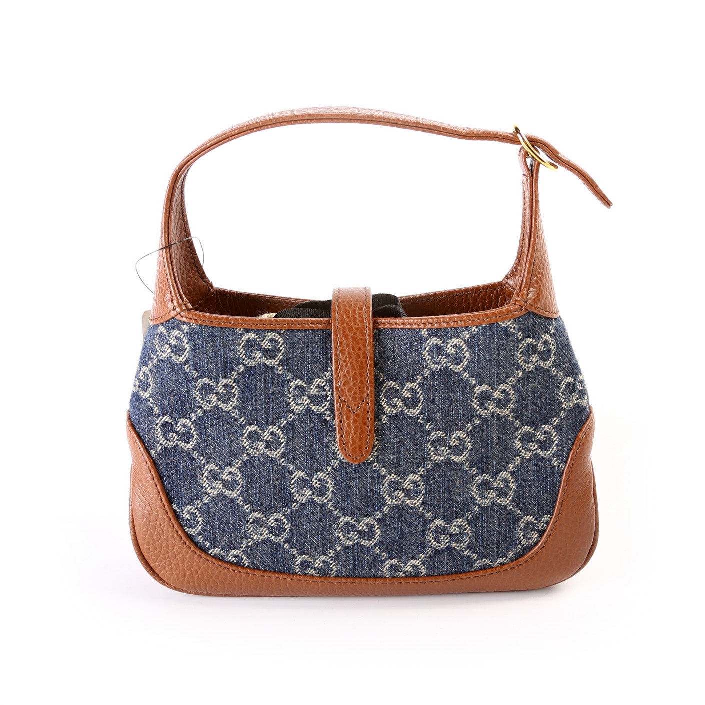 Gucci New GG Jackie Denim Mini Shoulder Bag
