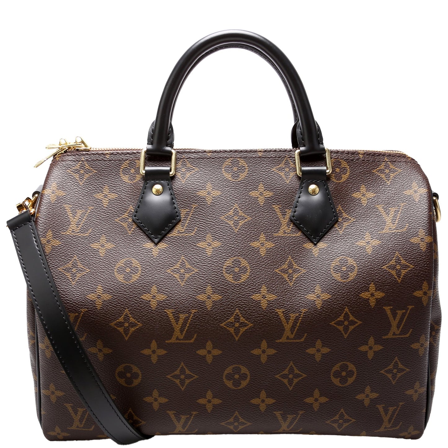 Louis Vuitton Speedy 30 Bandouliere World Tour Monogram Handbag