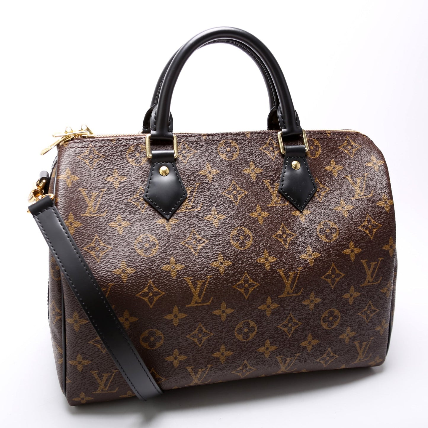 Louis Vuitton Speedy 30 Bandouliere World Tour Monogram Handbag