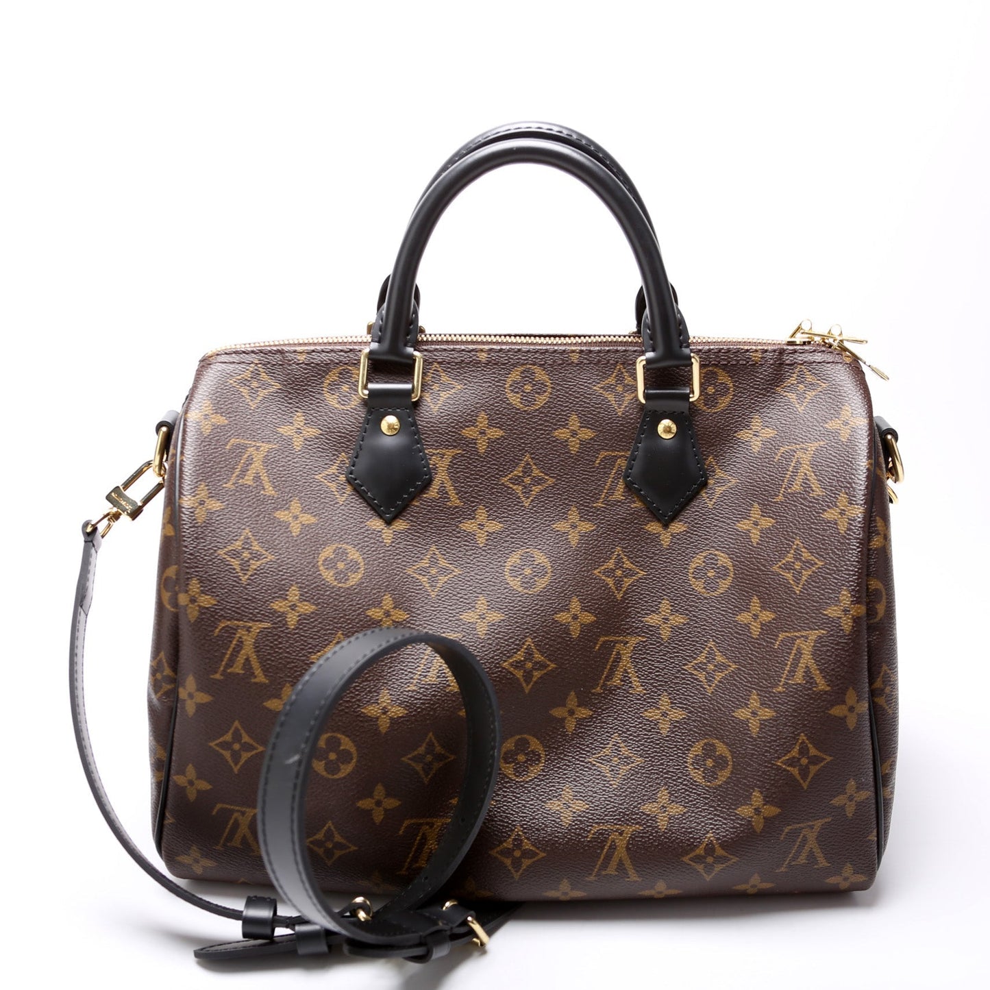 Louis Vuitton Speedy 30 Bandouliere World Tour Monogram Handbag
