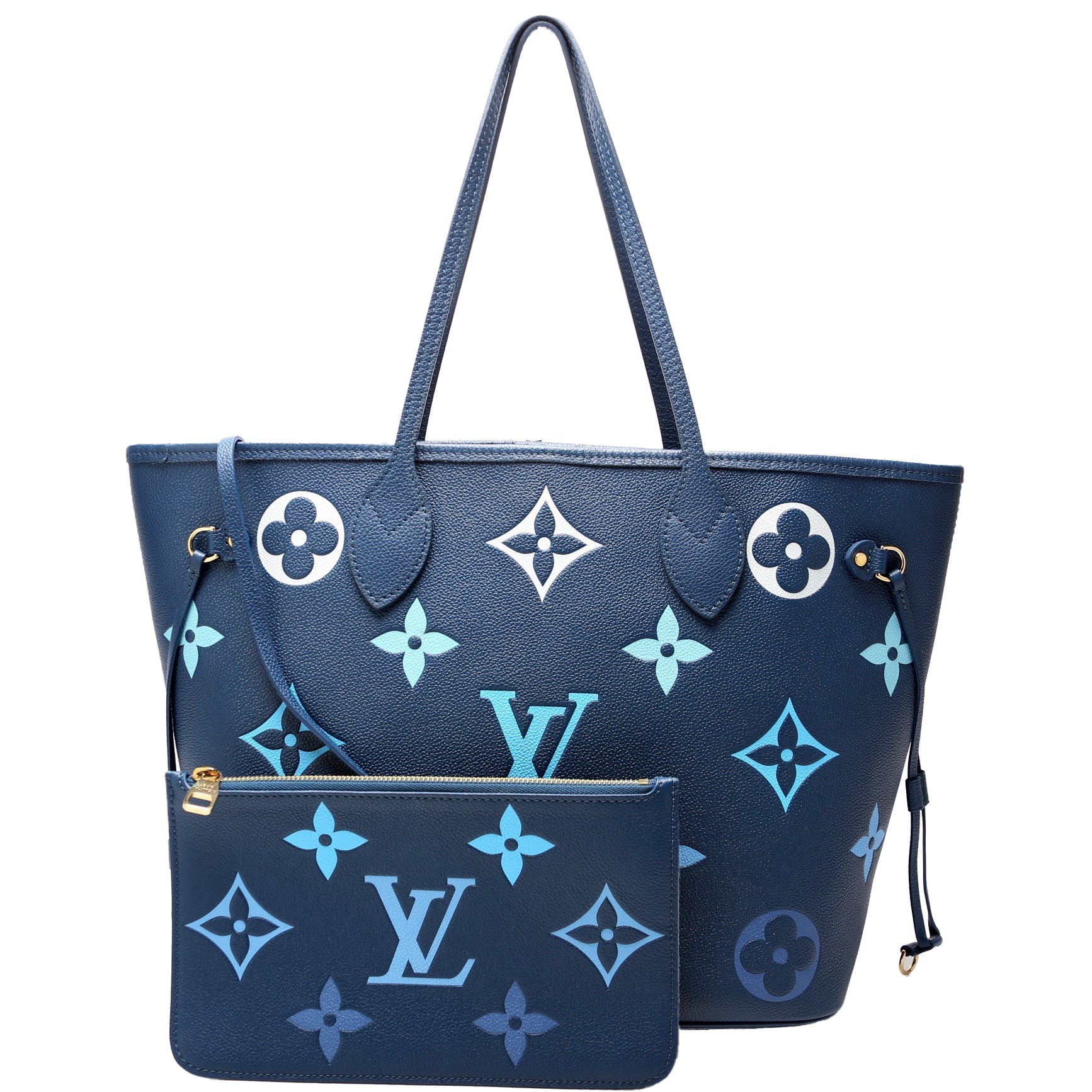 Louis Vuitton Neverfull W MM Degrade Empreinte Wallet Case