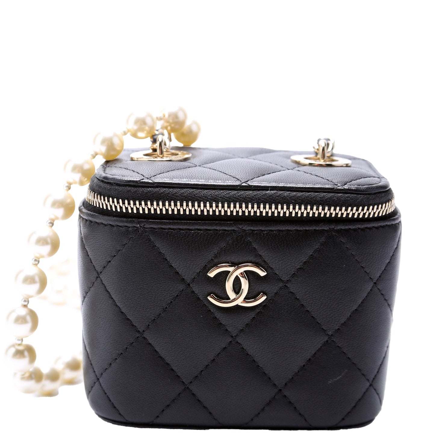 Chanel Vanity W Pearl Lambskin 31M Mini Bag